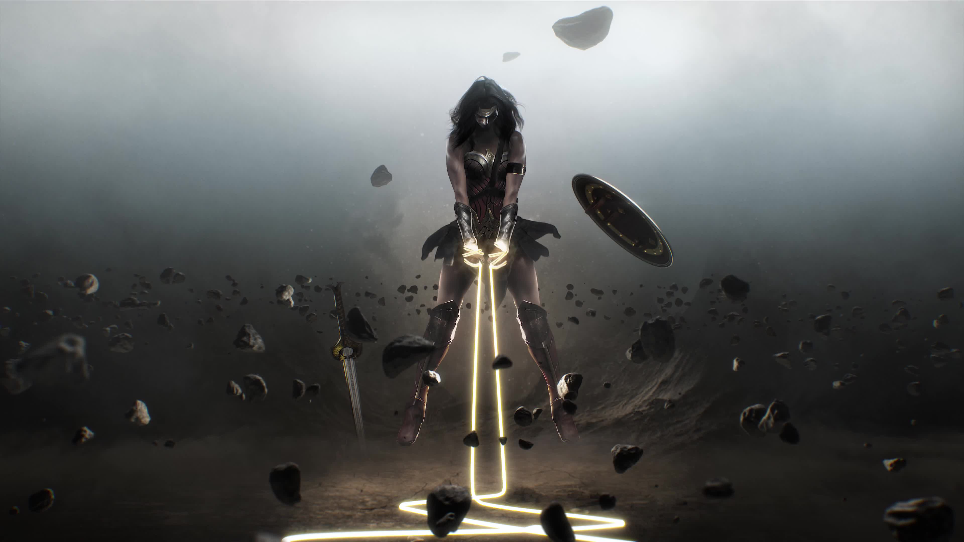 4K DC Wonder Woman Bosslogic Live Wallpaper
