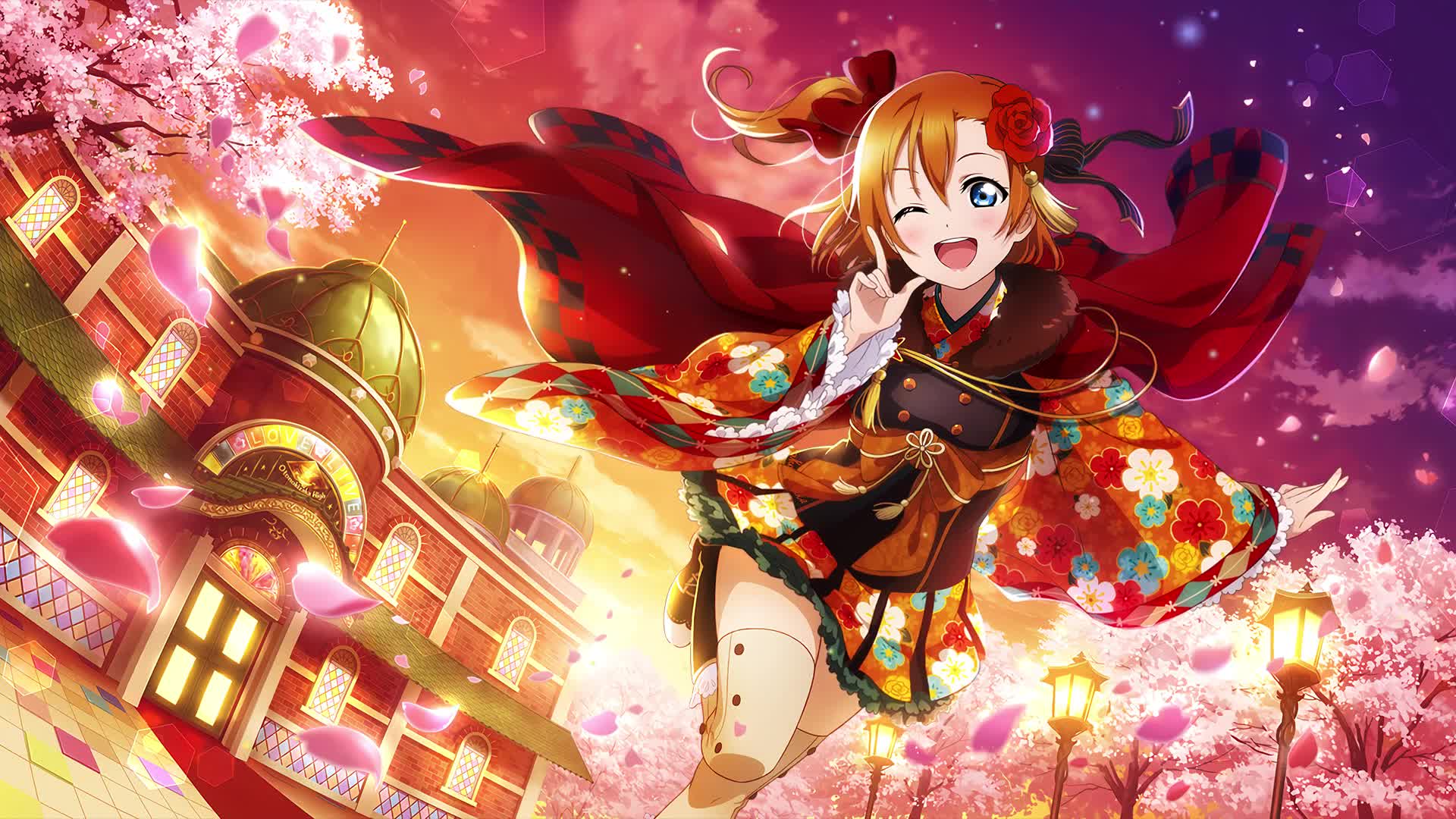 Honoka Kosaka Anime Live Wallpaper