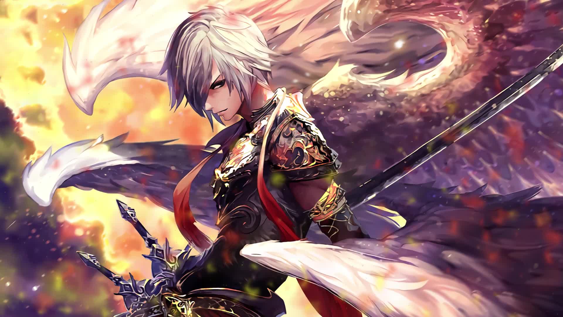 Levin Saber Shadowverse Sword Class ©Cybust Live Wallpaper