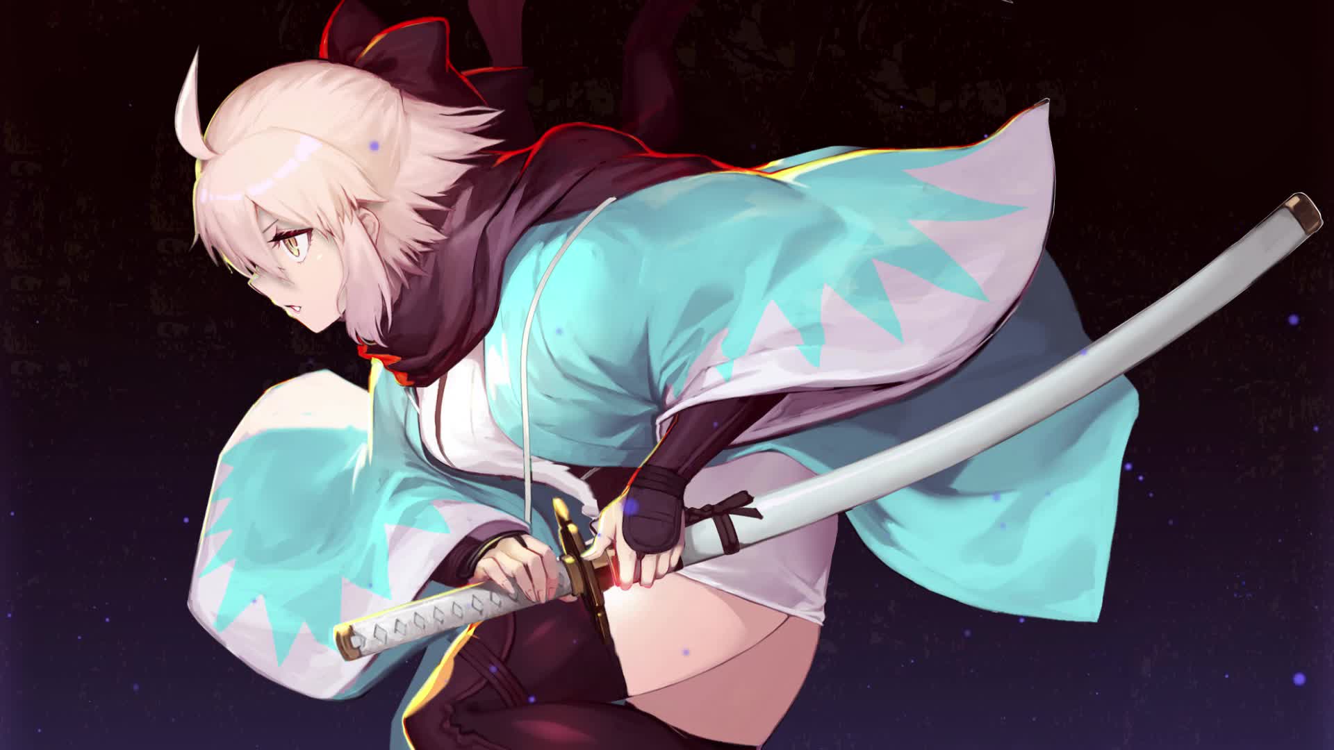 Anime Fate Grand Order Okita Soji Live Wallpaper
