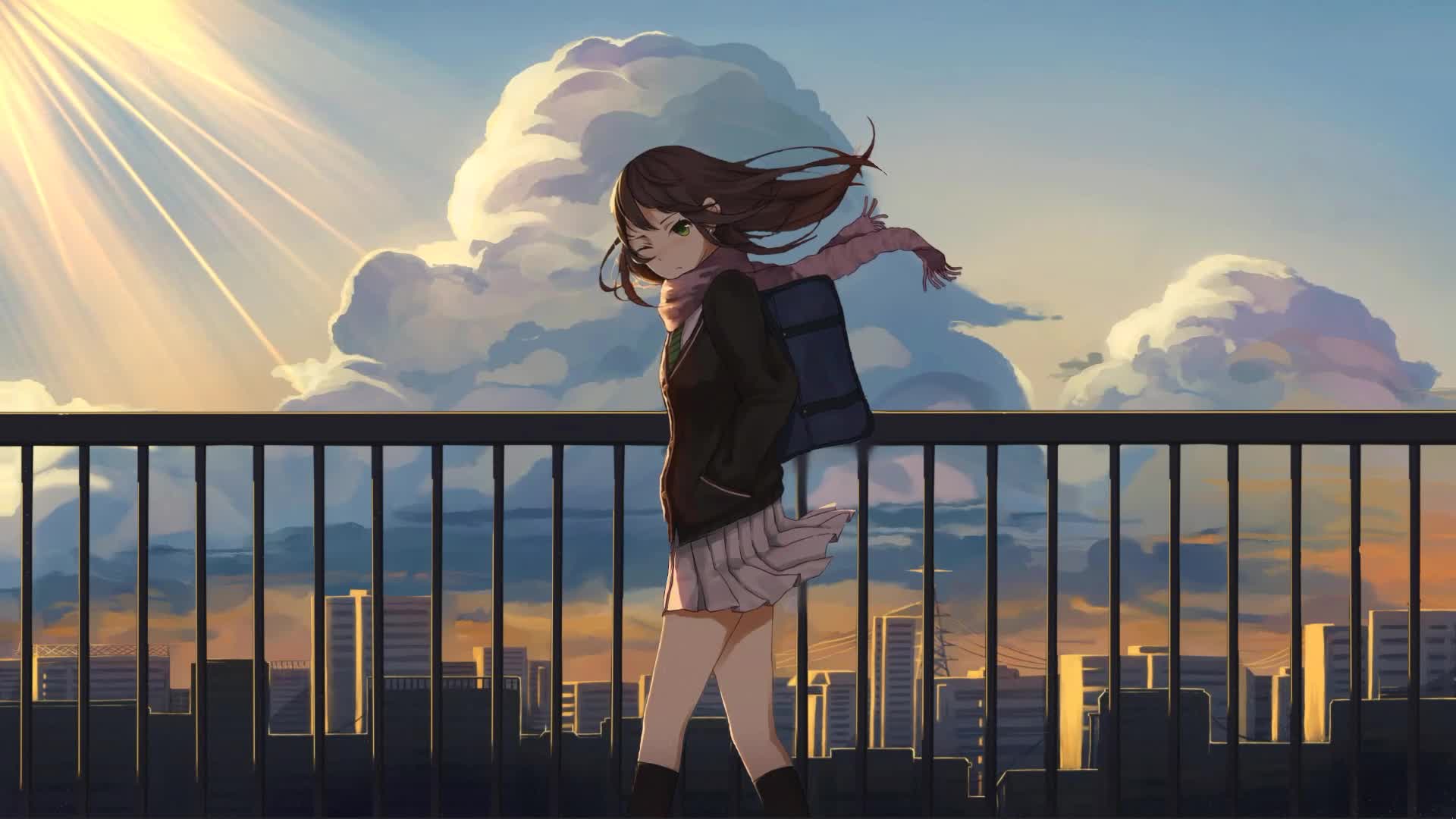 Rin Shibuya After School Stroll Anime Live Wallpaper