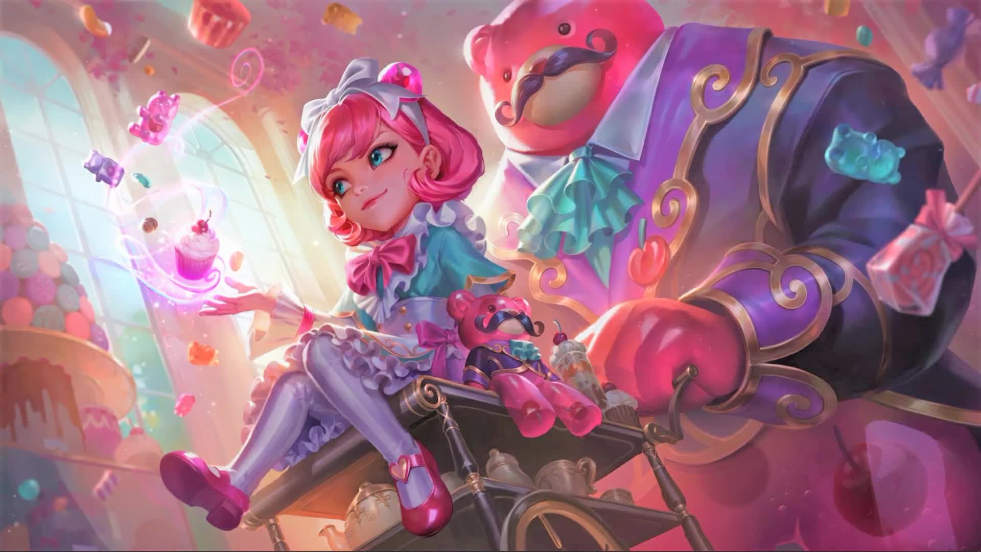Cafe Cutie Annie League of Legends Game Live Wallpaper
