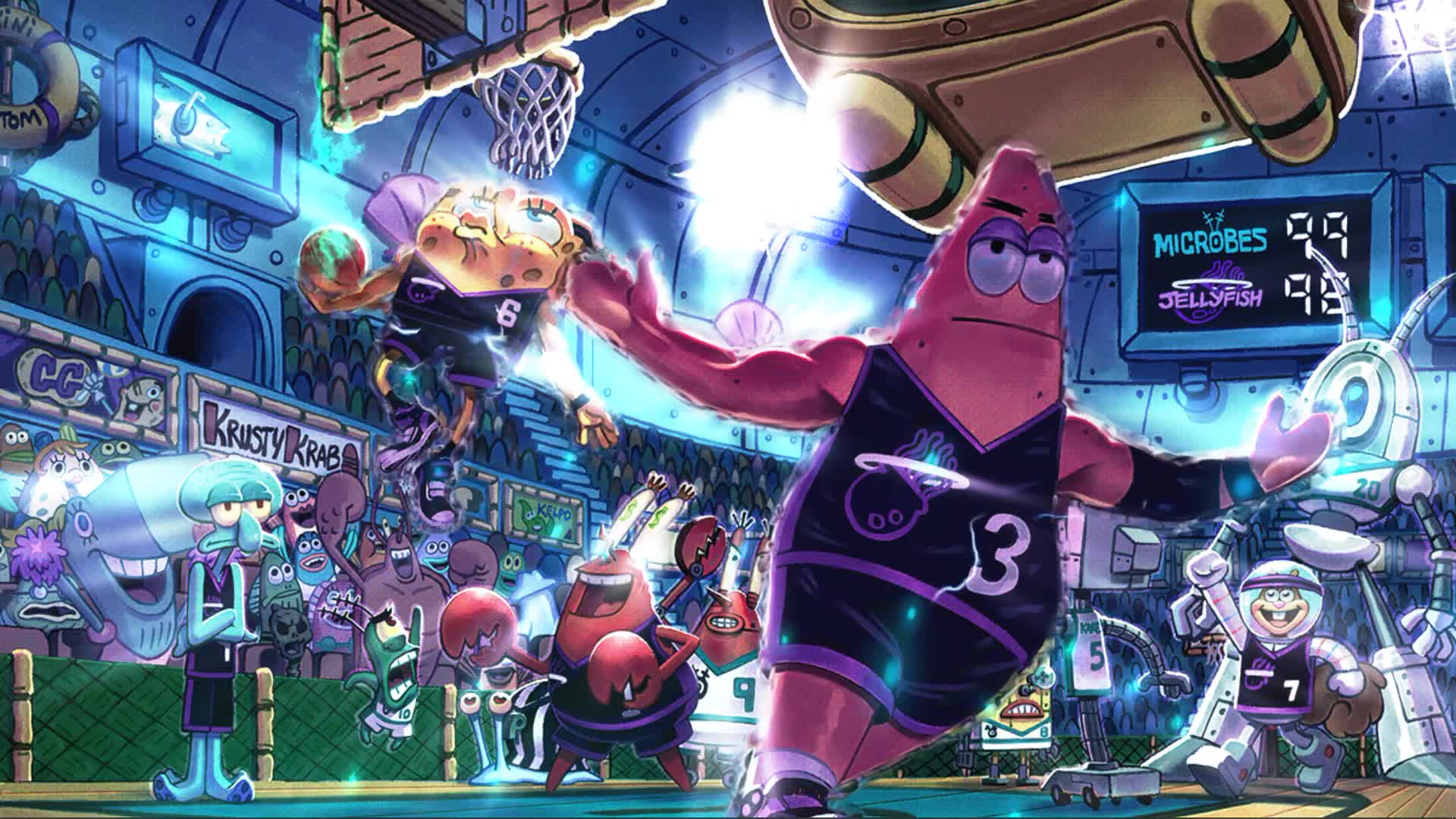 Space Jam Spongebob Live Wallpaper