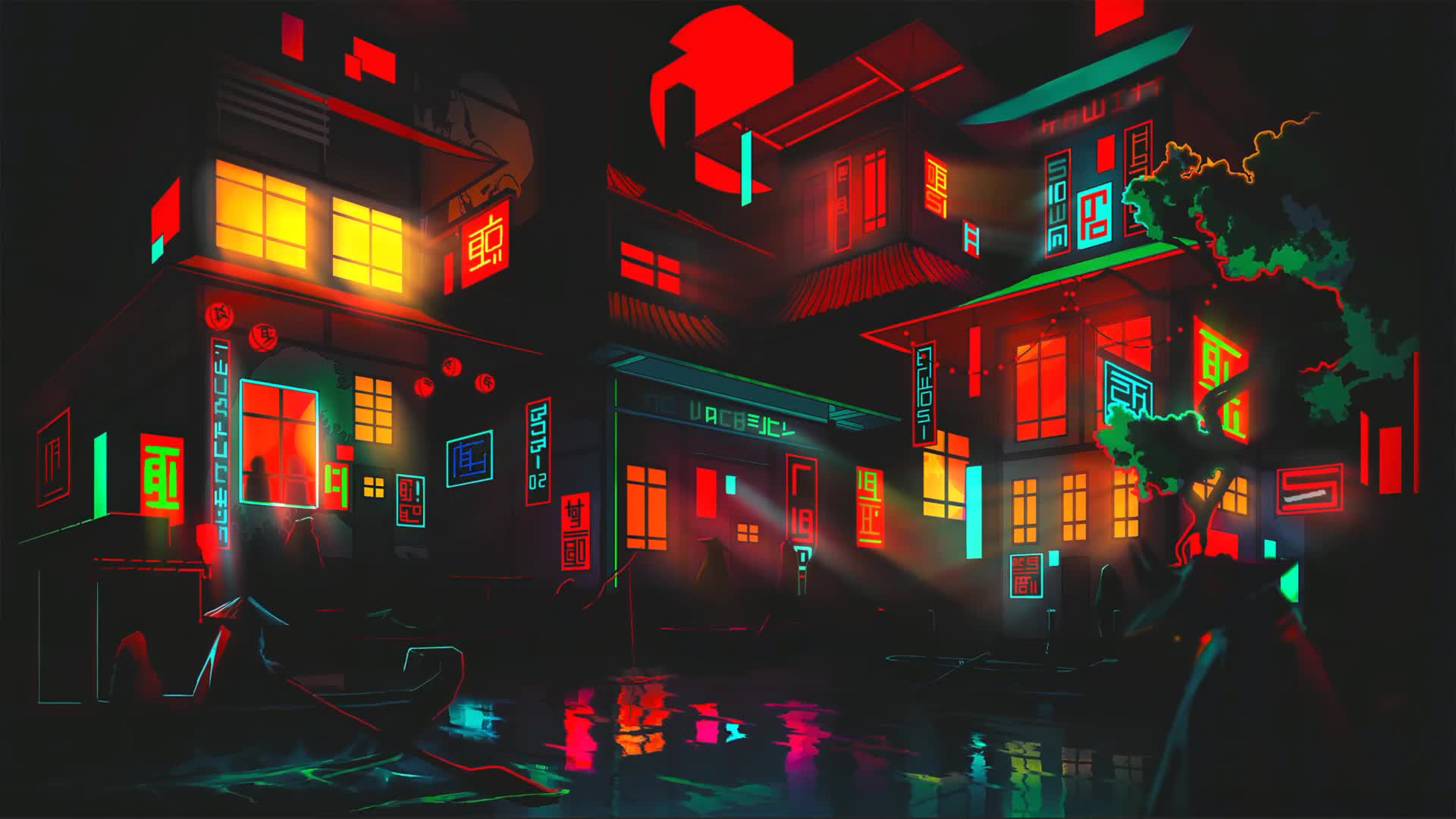 China Town By Leikoi Live Wallpaper
