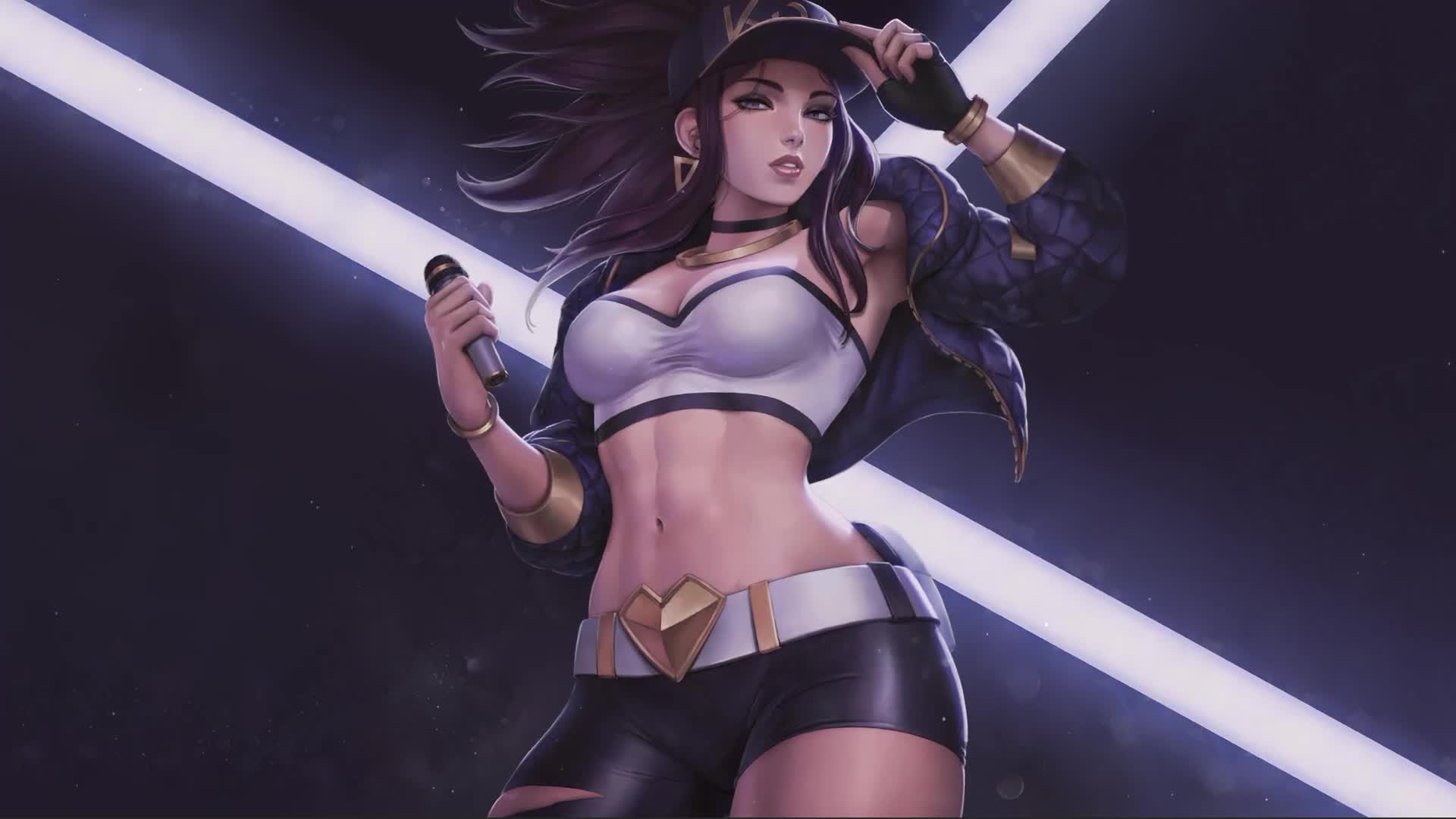 Kda Akali Pop Star Live Wallpaper