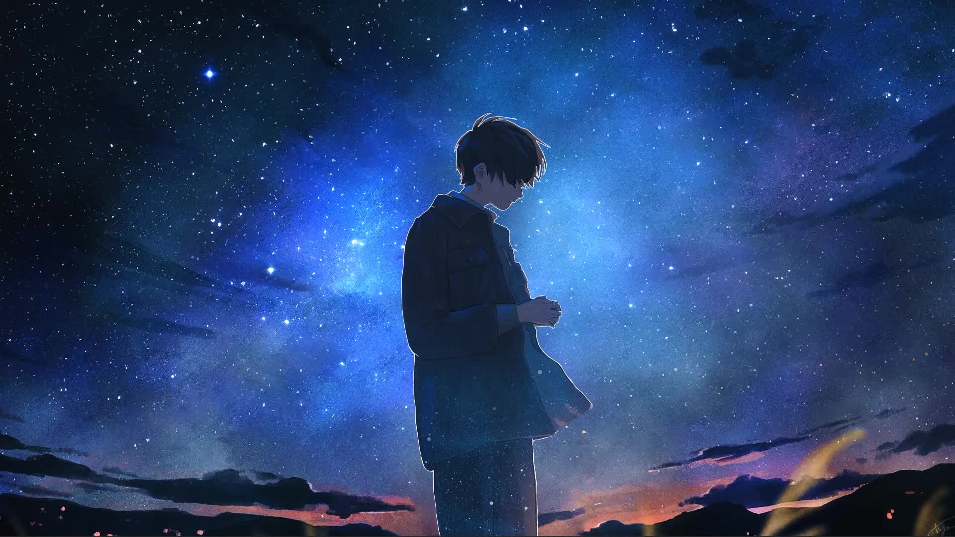 Anime Whishing Boy Live Wallpaper