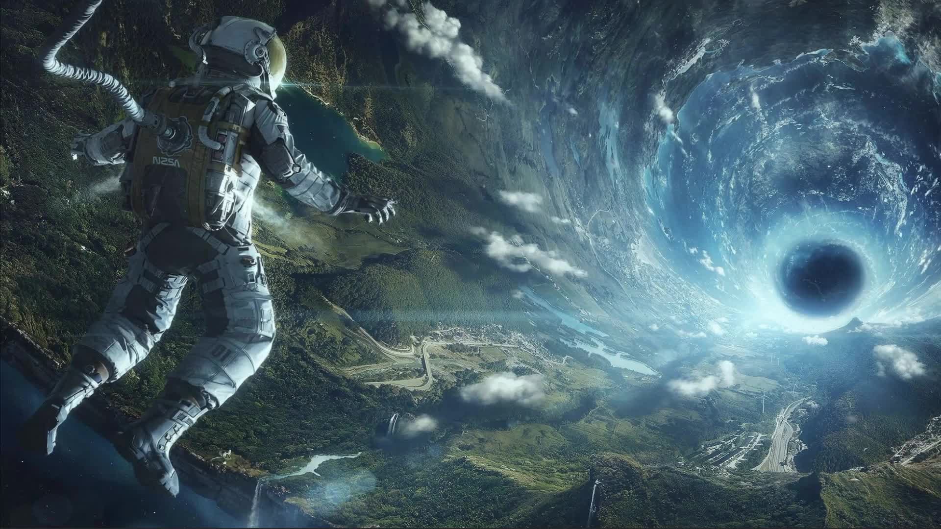 Interstellar Cooper Station Astronaut Live Wallpaper