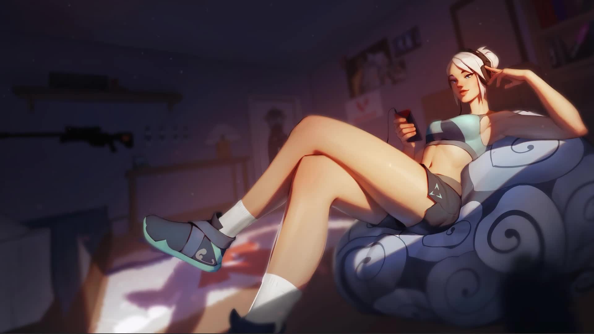 Game Valorant Jett Live Wallpaper