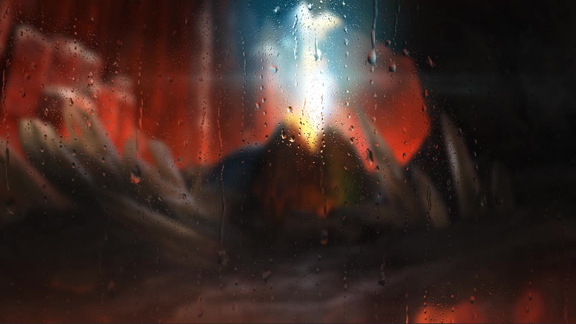 Mysterious Mysteries Storm Rain Drop Live Wallpaper