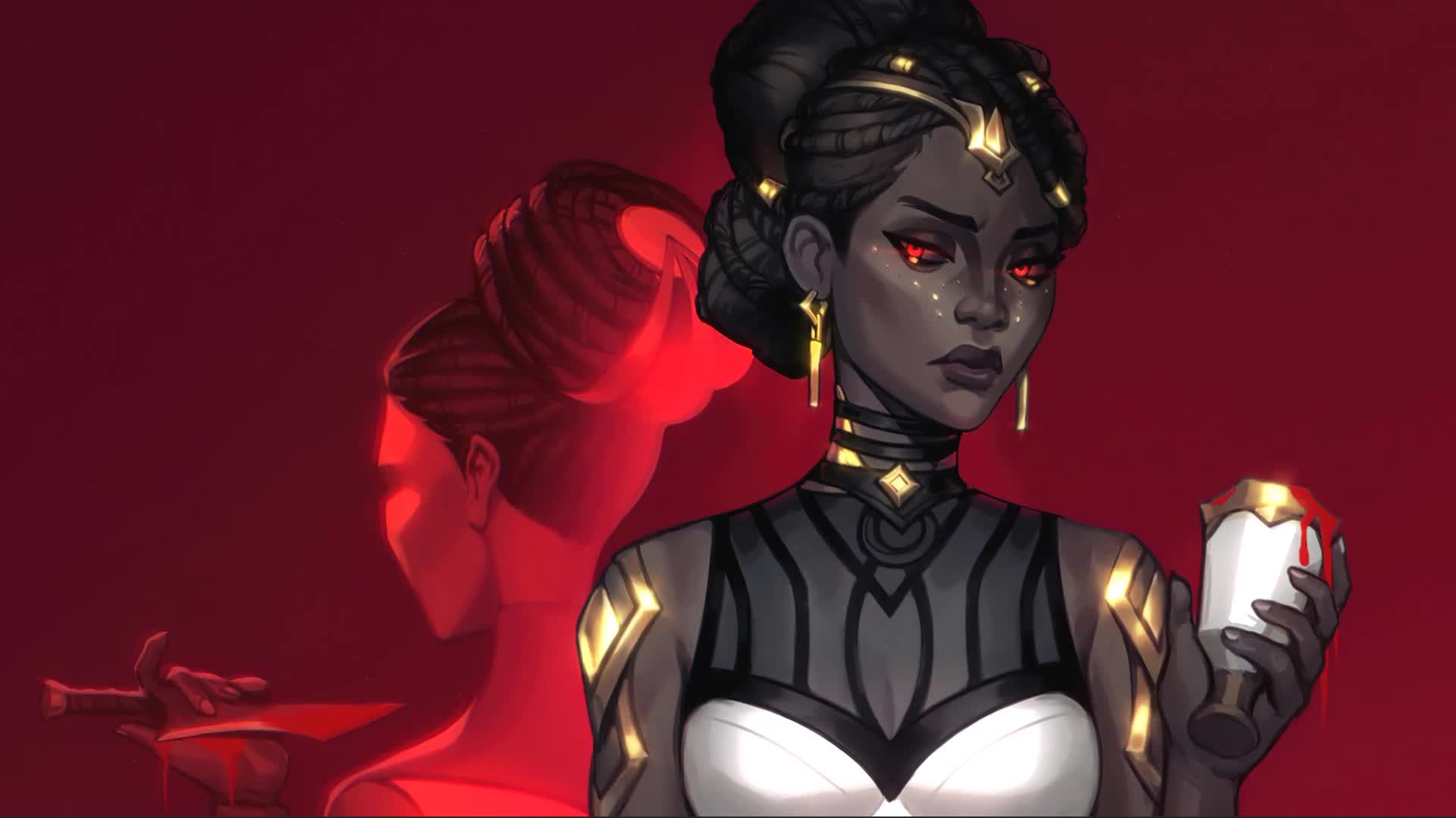 Mel Arcane Red Live Wallpaper