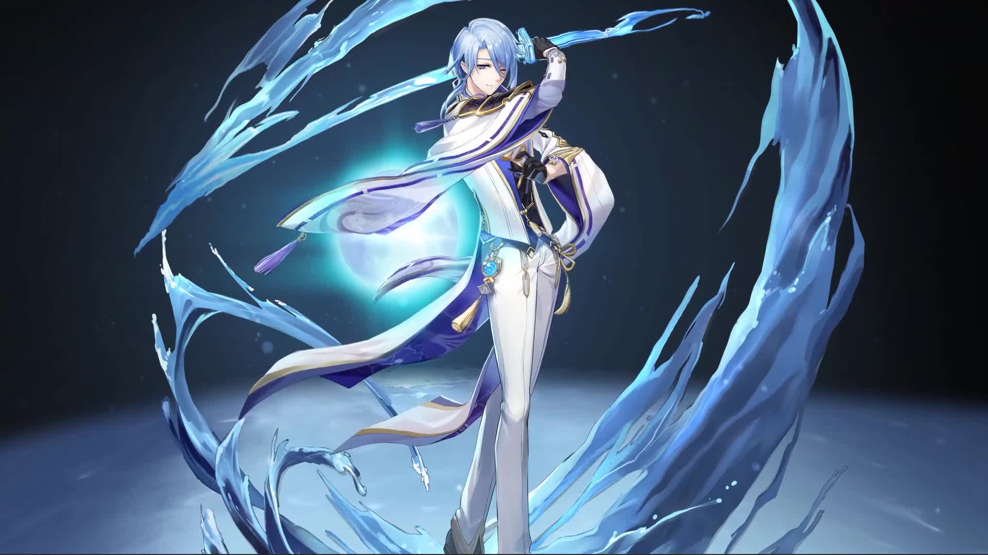 Genshin Impact Game - Kamisato Ayko Animated Desktop By Cybust