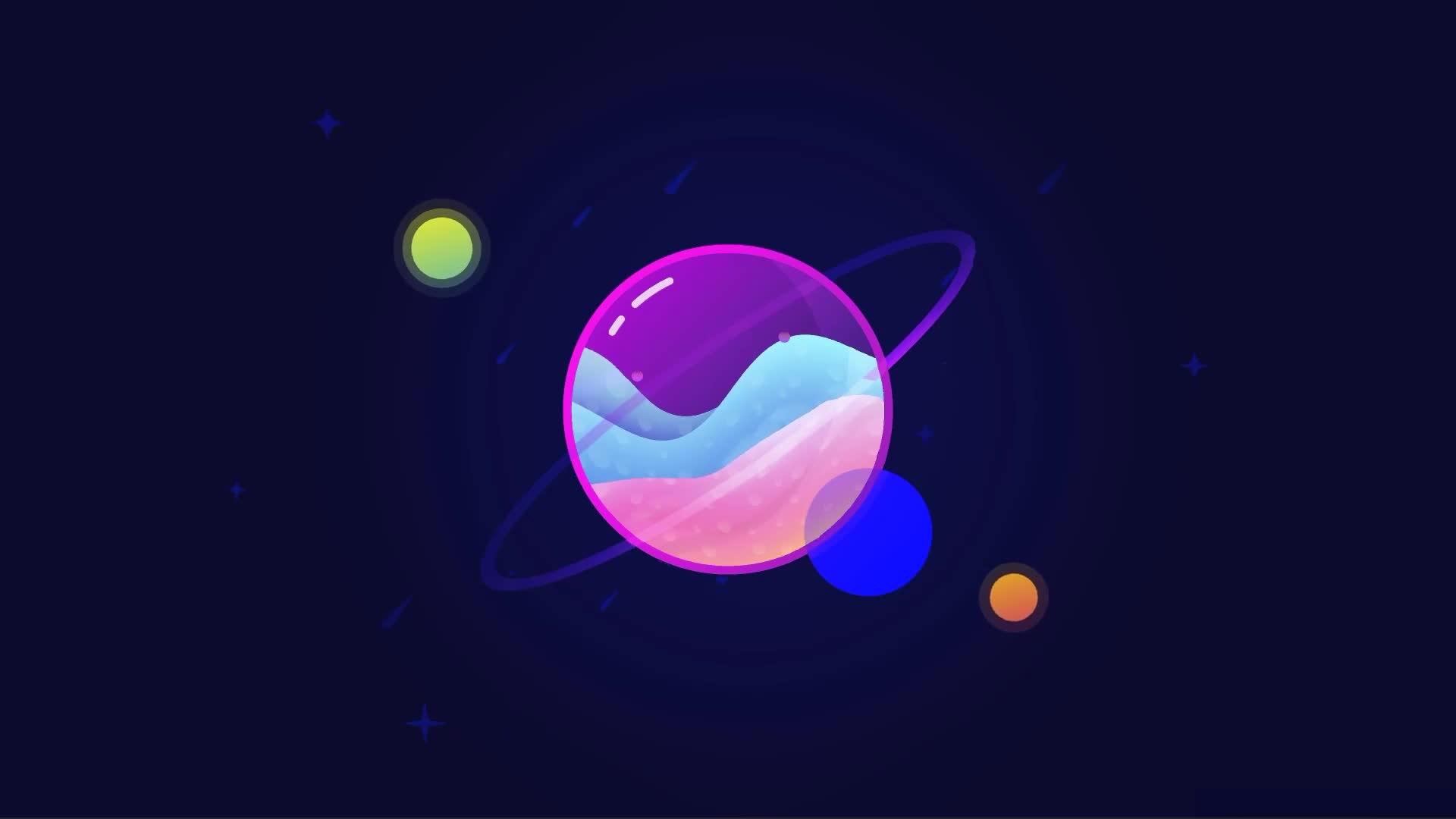 Fluid Planet Windows Animated Desktop