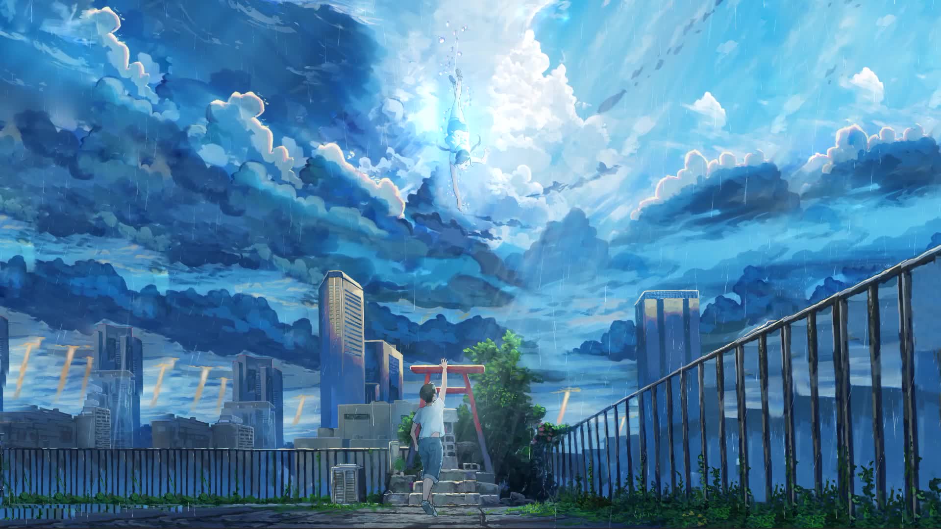 Tenkinoko Anime Video Desktop Background 