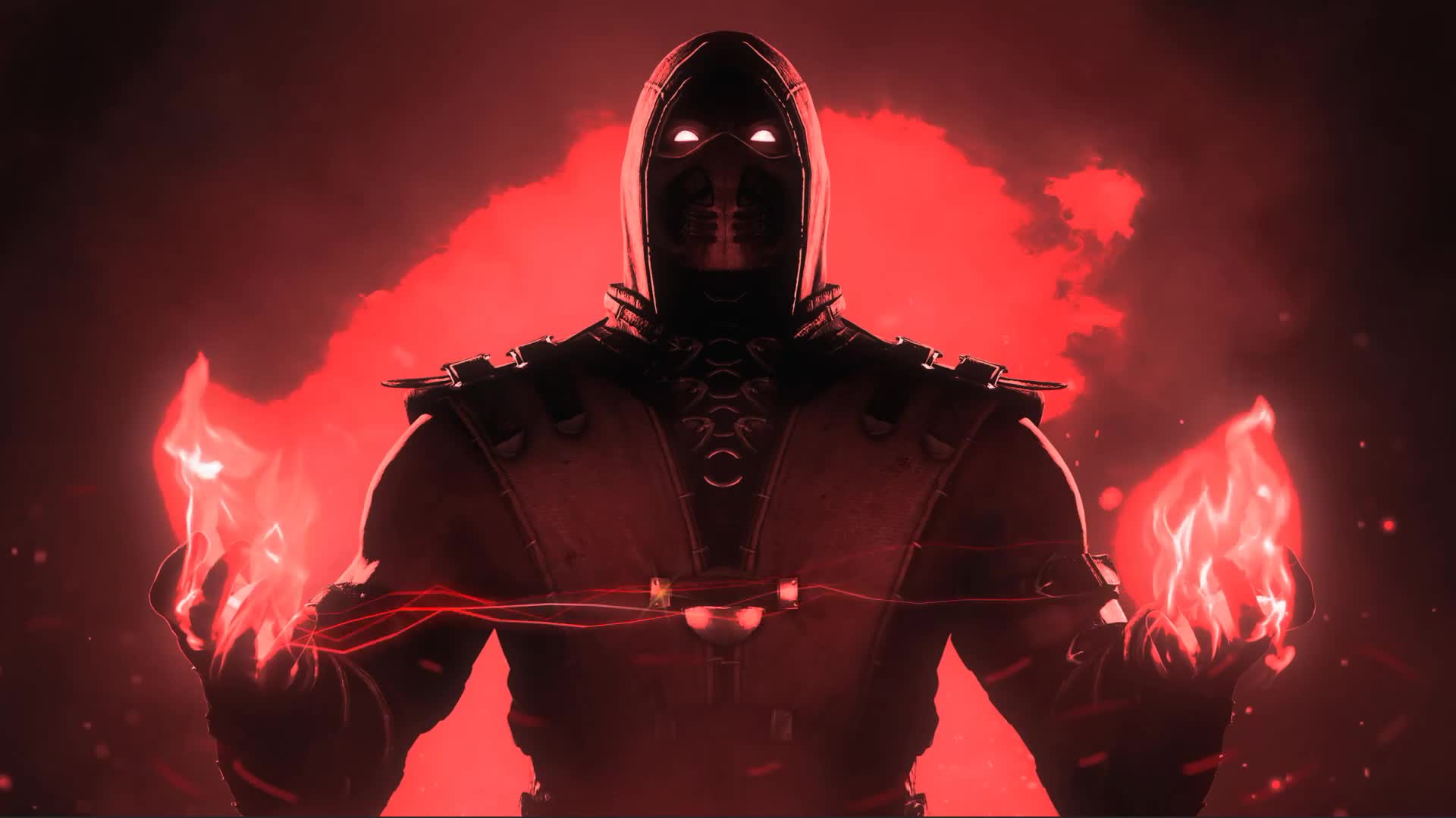 Red Scorpion From Moral Kombat Game Video Desktop Background