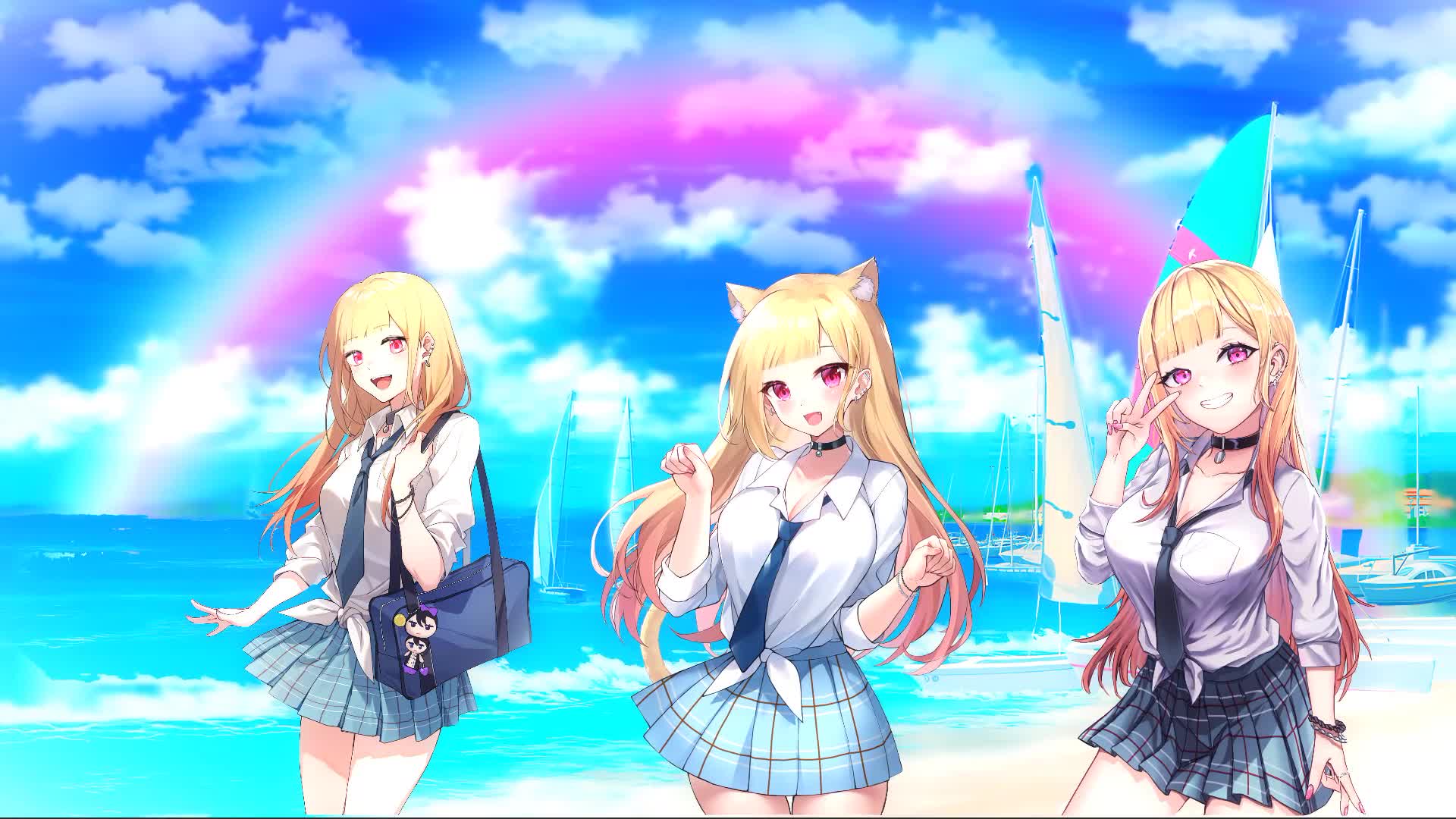 My Dress Up - Darling Marin Kitagawa Anime Video Desktop Wallpaper