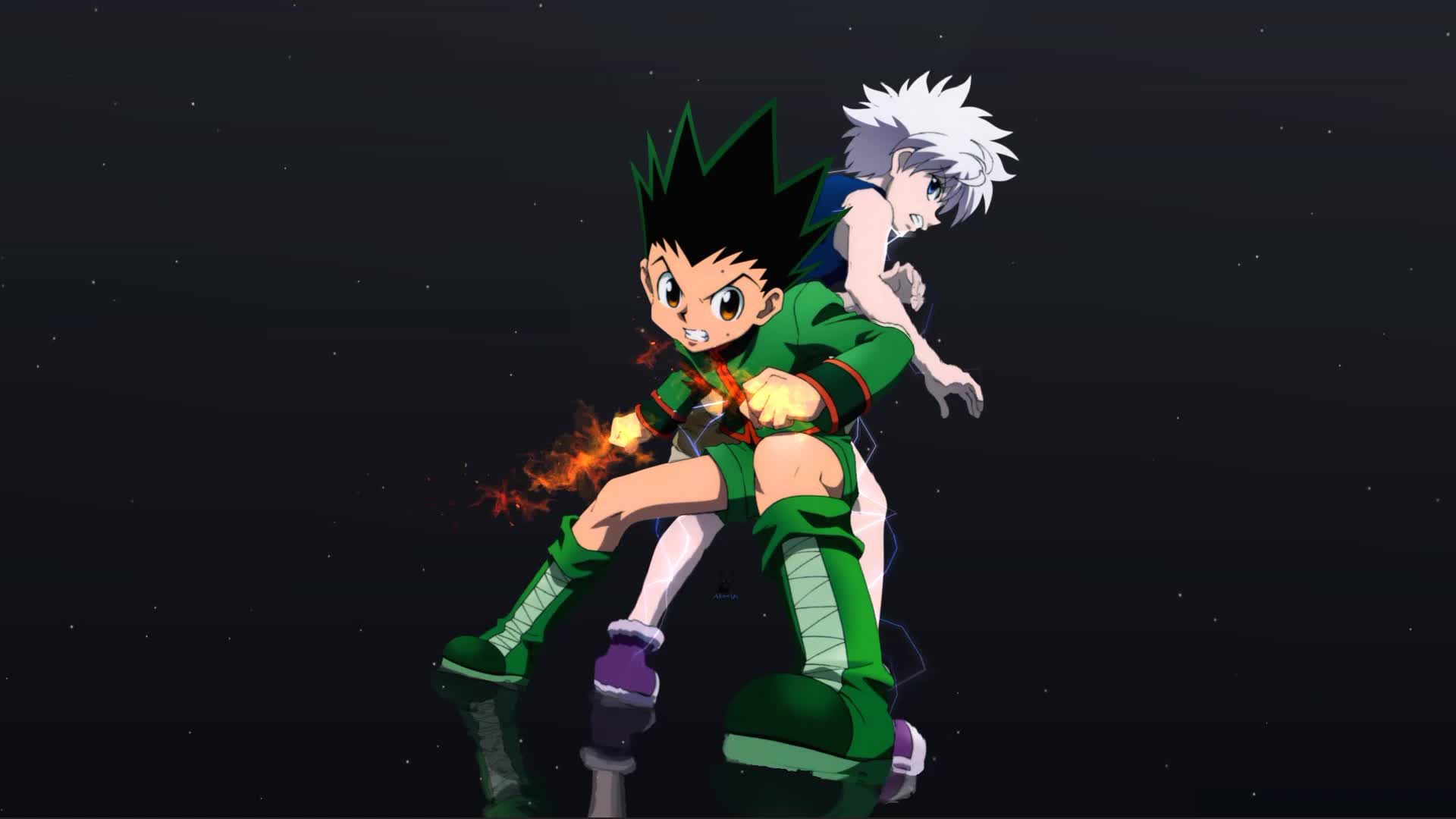 Hunter X Hunter Kilua vs Gon Anime Live Wallpaper