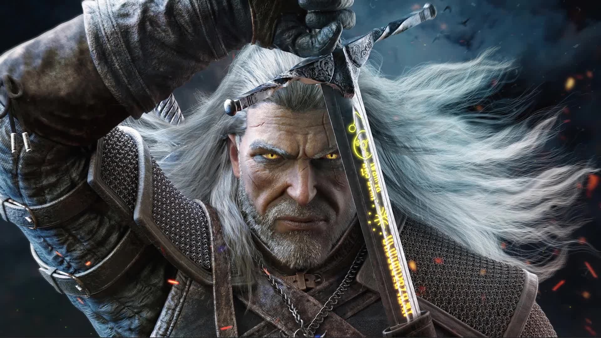 The Witcher Geralt Animated Live Desktop