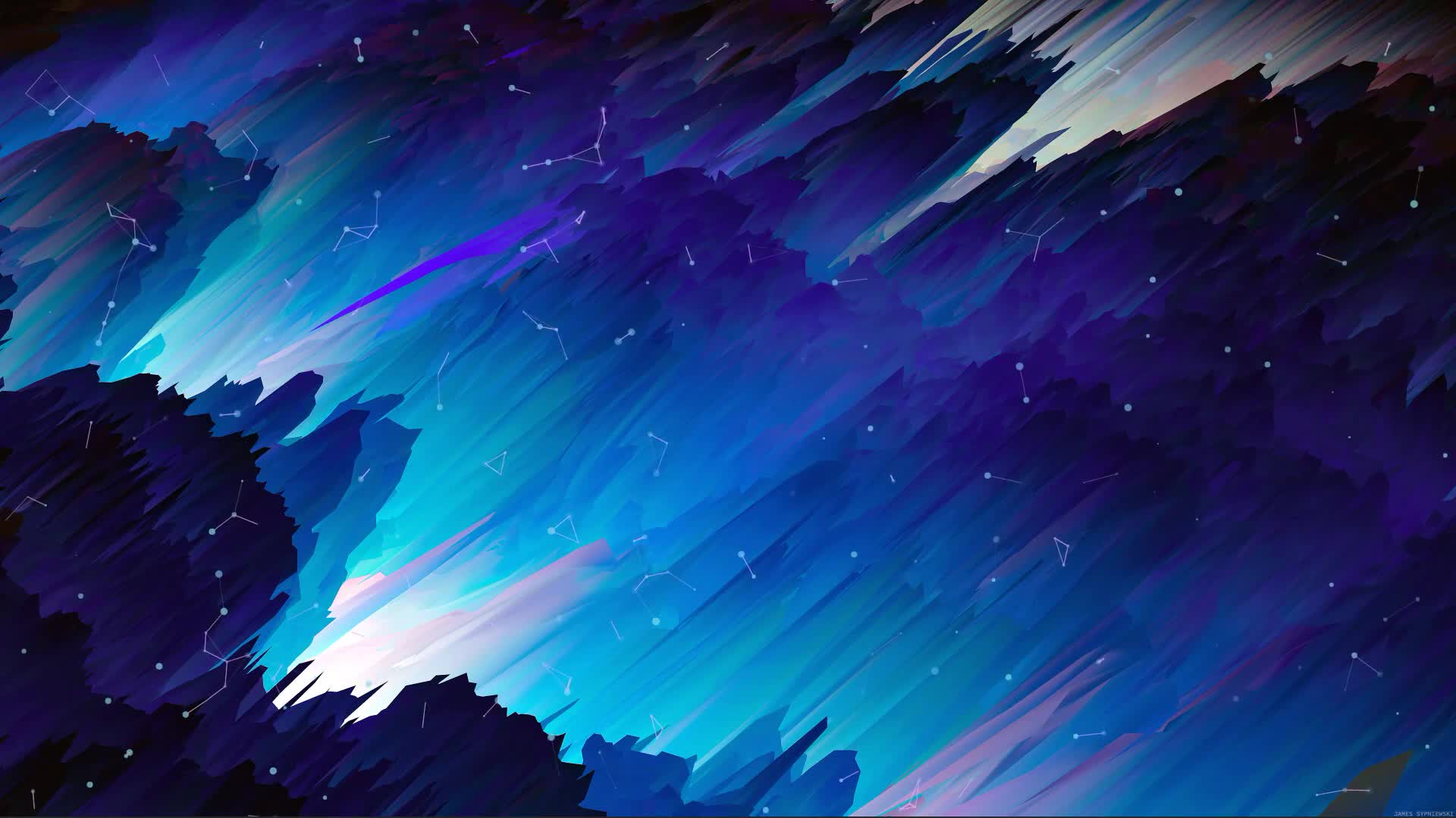 Paint Brush And Particles Live Desktop