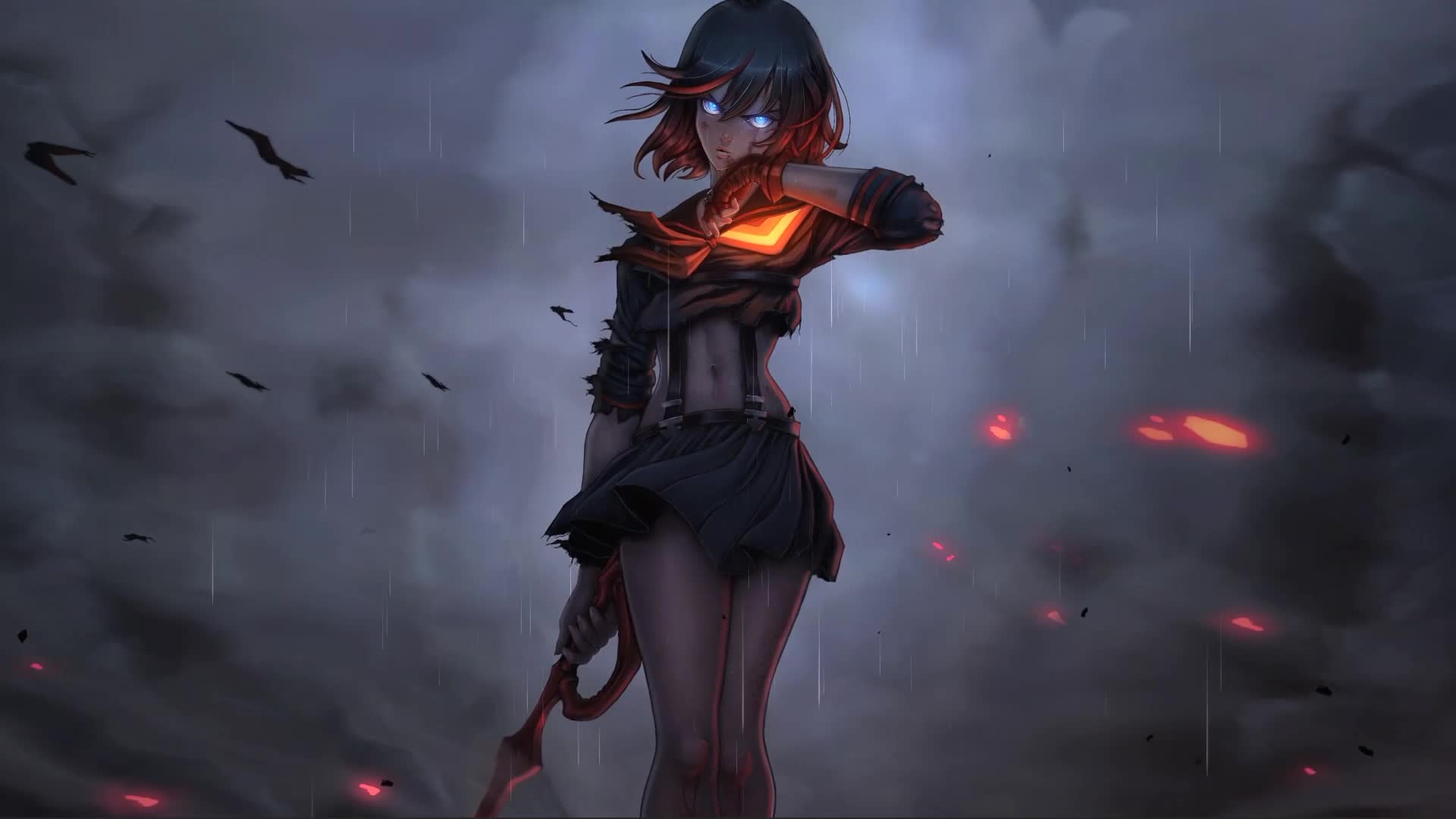 Kill La Kill Animated Ryuko Anime Live Desktop