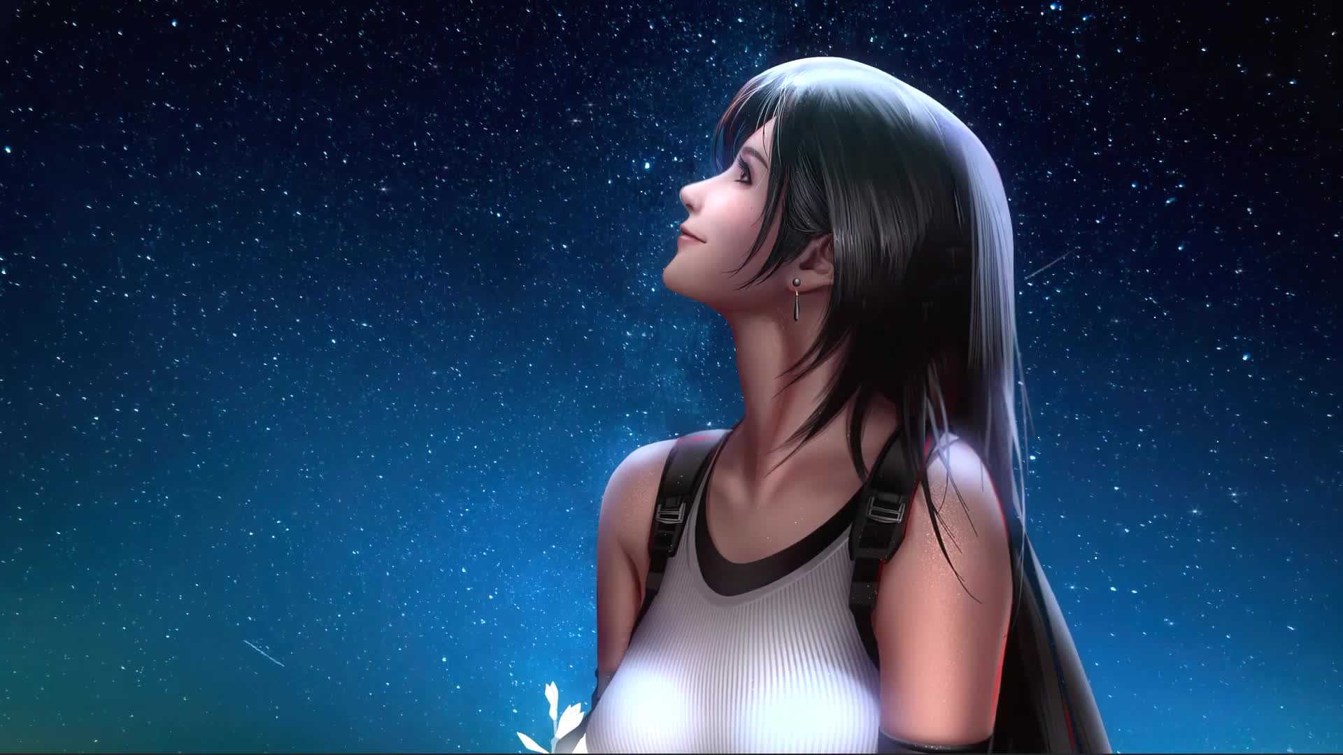 Windows and macOS Final Fantasy 7 Tifa Lockhart Desktop Live Background