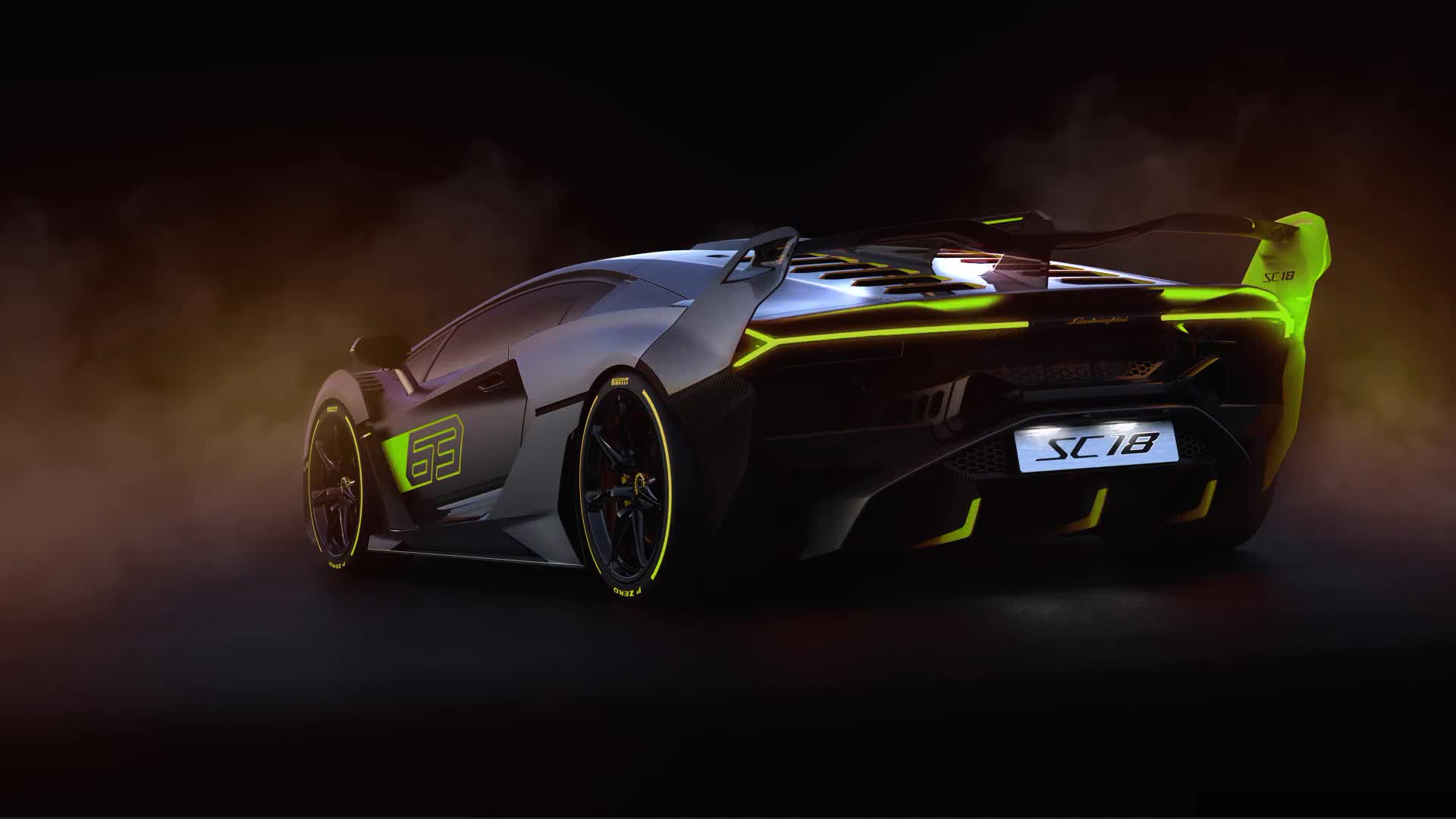 Windows and macOS Lamborghini Sc18 Car Live Desktop