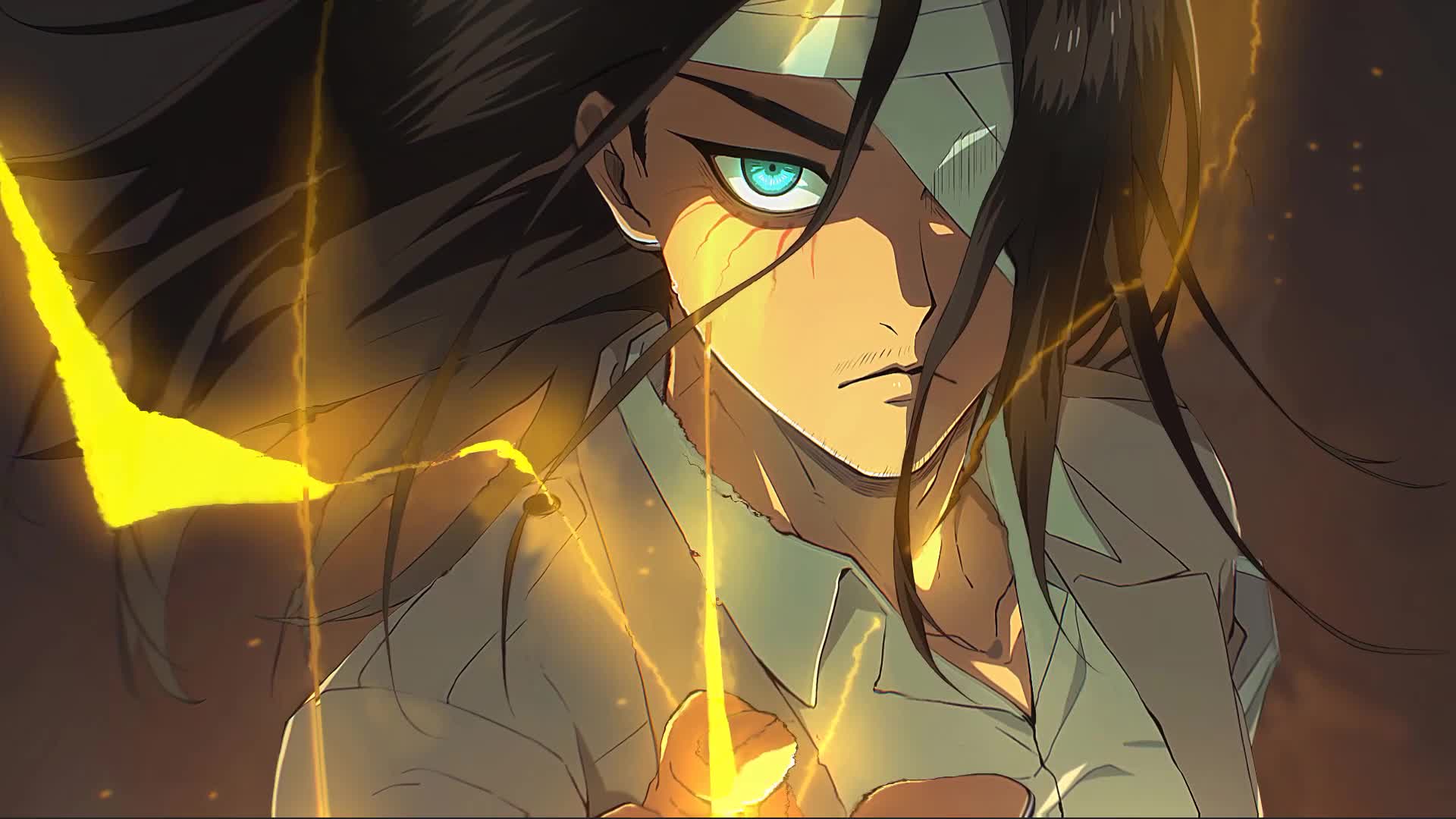 Attack On Titan Eren Yeager Shingeki No Kyojin Anime Live Wallpaper