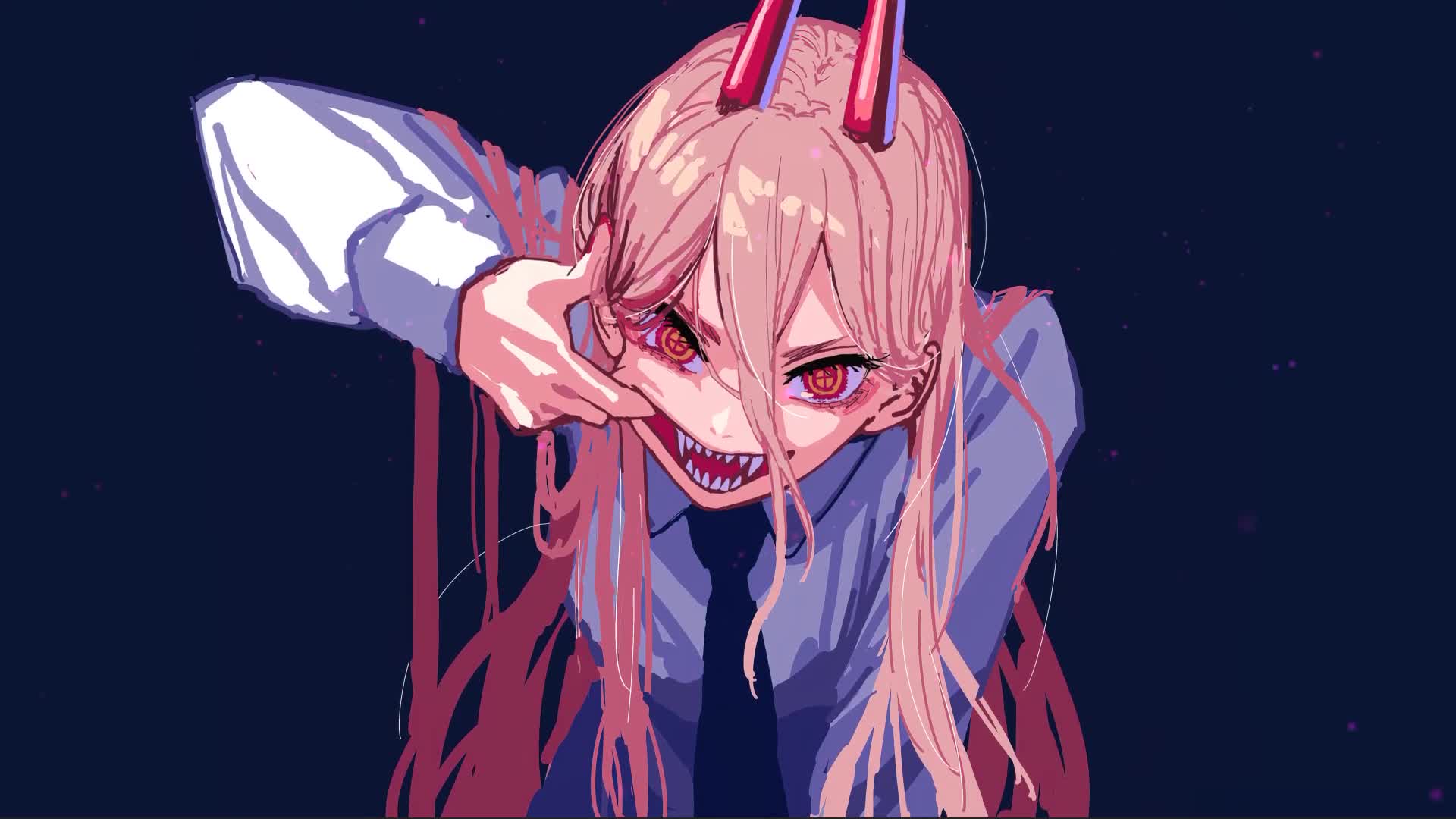 Anime Pov Power Eats You - Chainsaw Man Live Wallpaper 