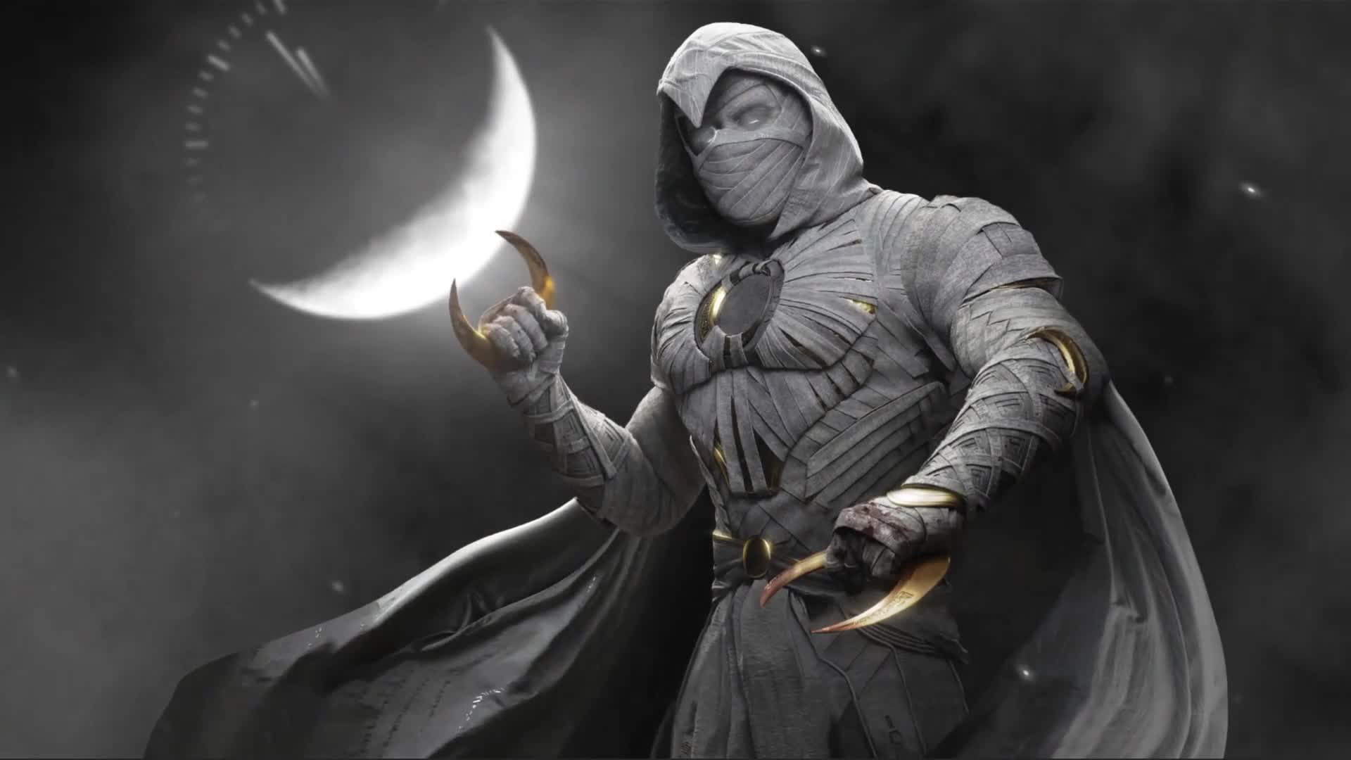 Cool Marvels Moonknight Hero Pc Desktop Live Wallpaper