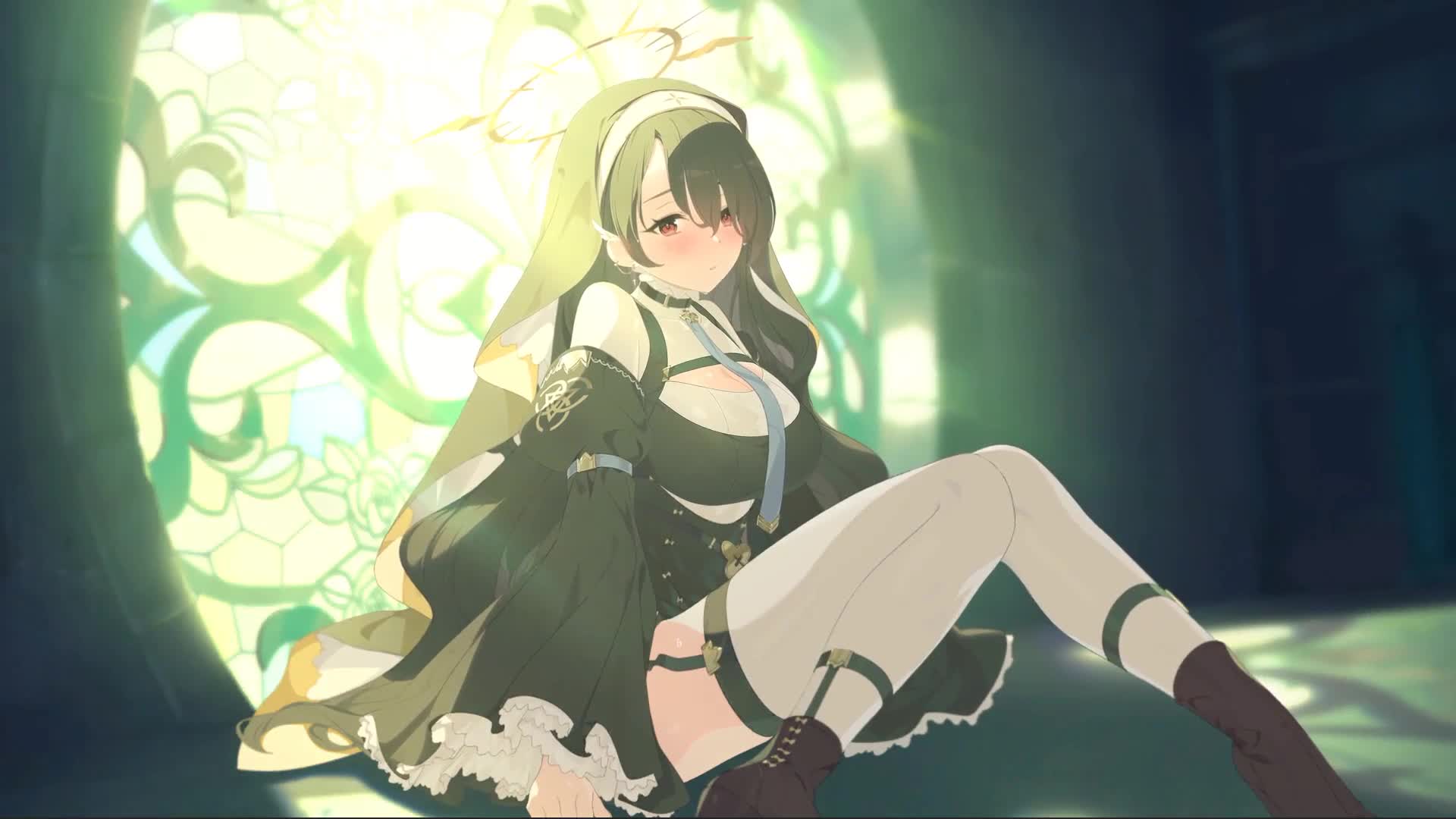 Cool Holy Inquisitor Girl Anime Desktop Live Wallpaper