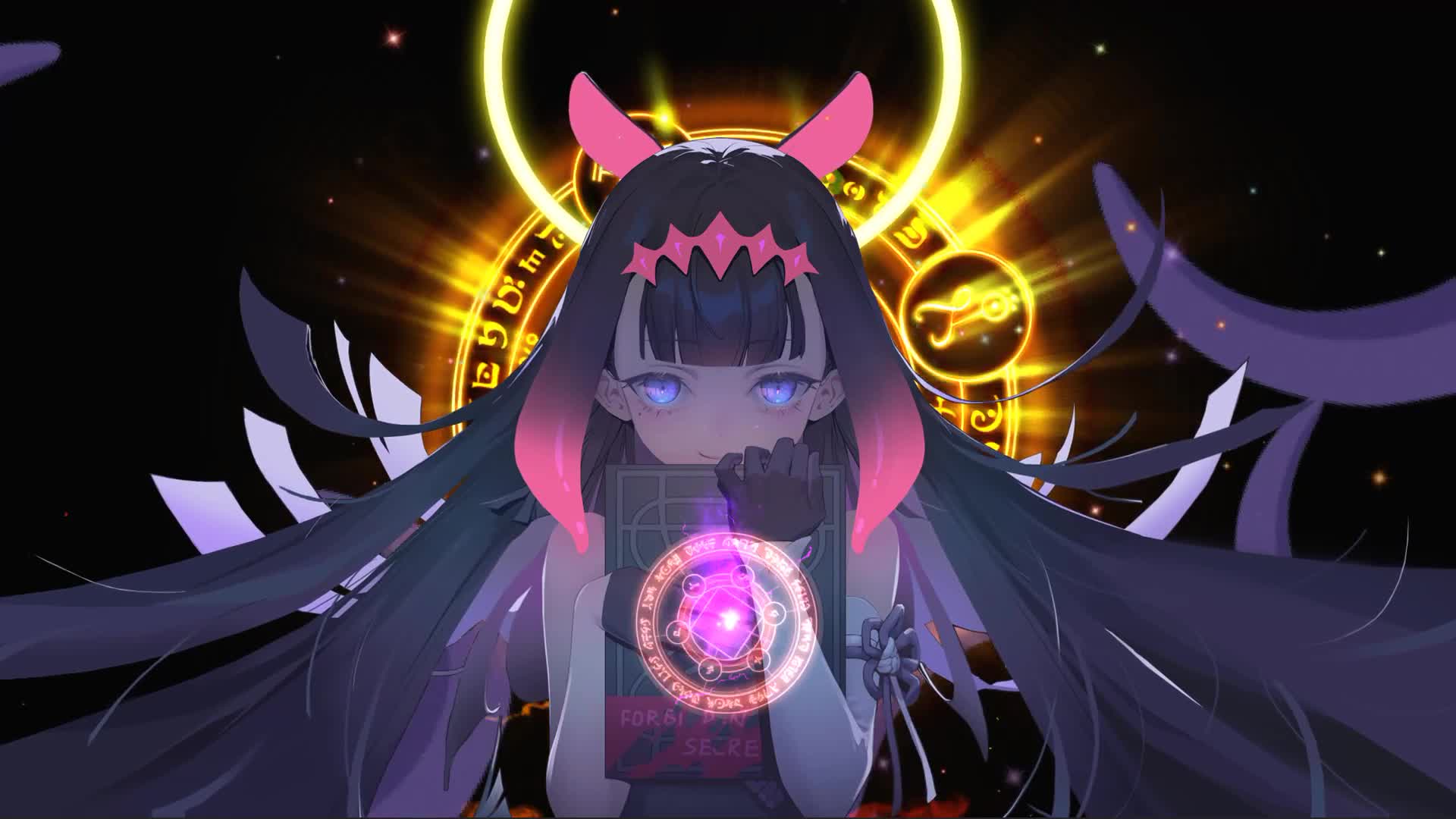 Cool Ninomae Inanis Hololive Anime Desktop Live Wallpaper