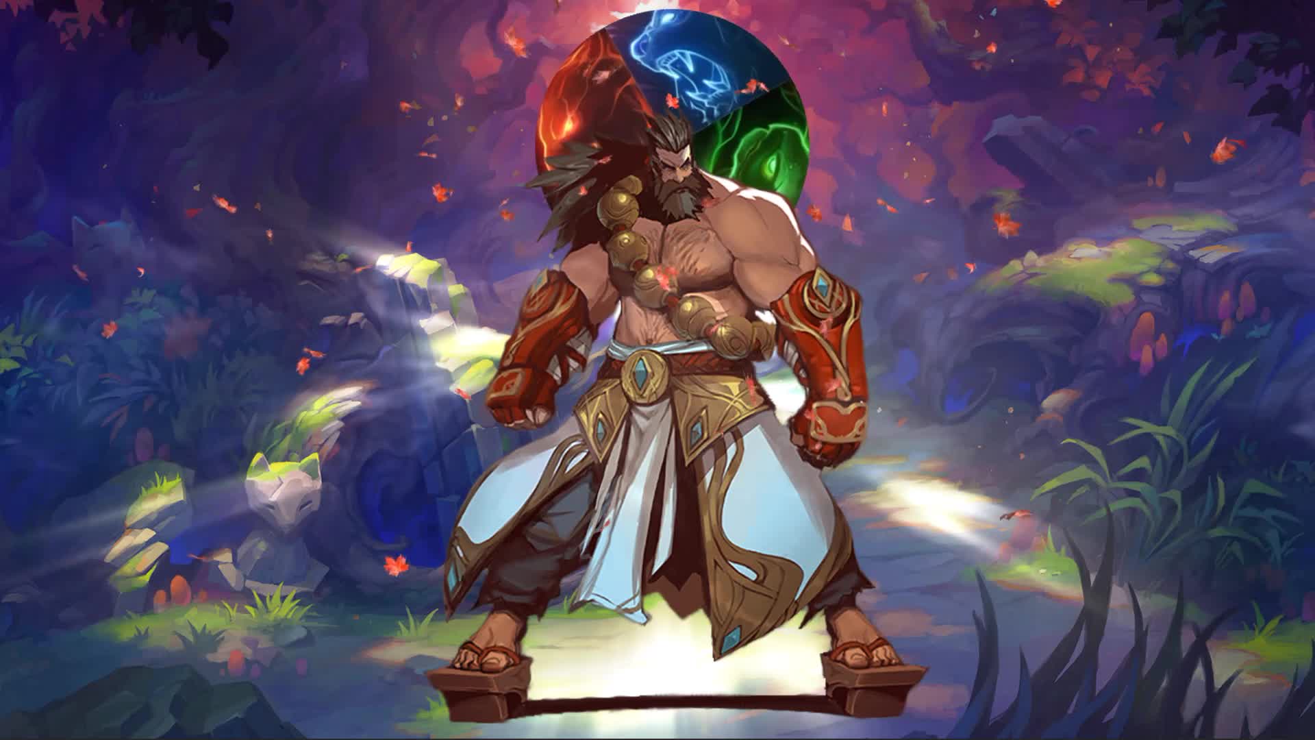 Cool Udyr Spirit Guard League Of Legends Game Desktop Live Wallpaper