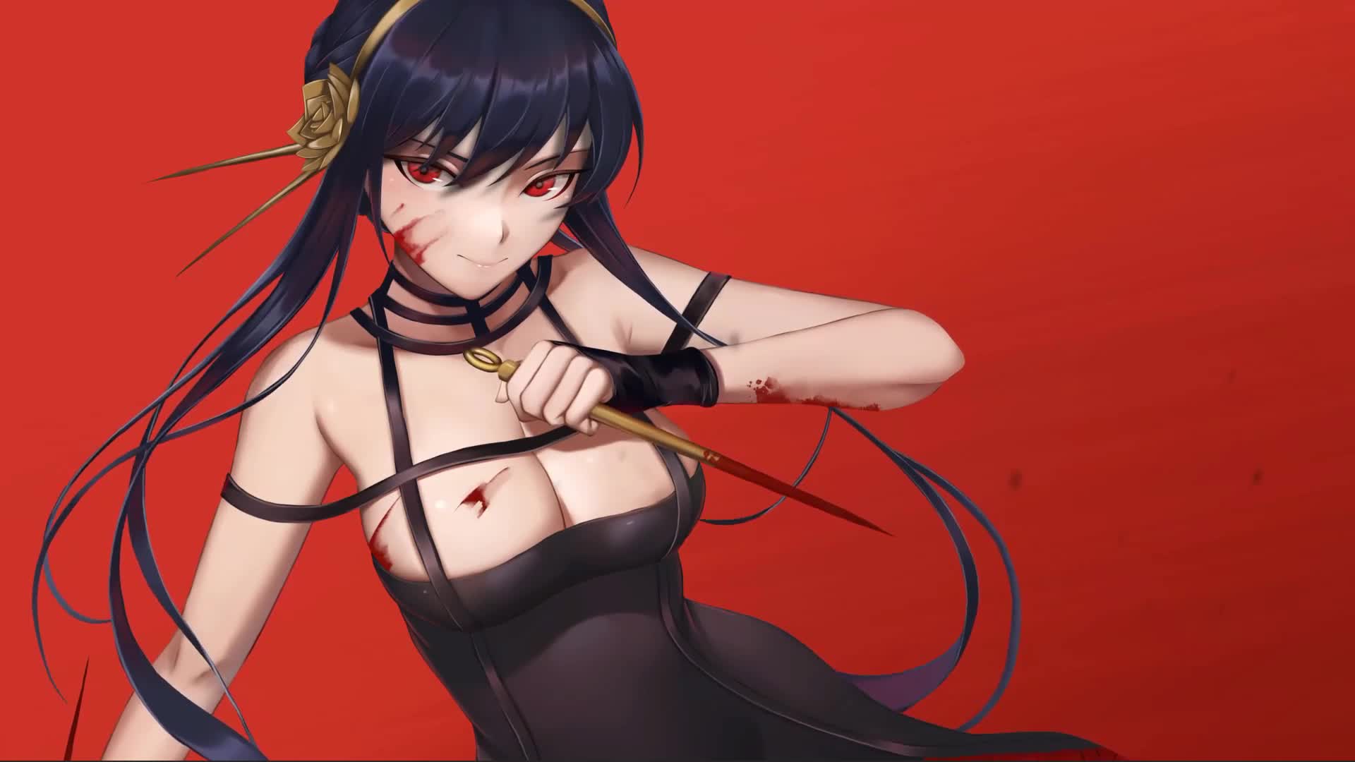 Cool Spy X Family Yor Forger By Cybust Desktop Live Wallpaper
