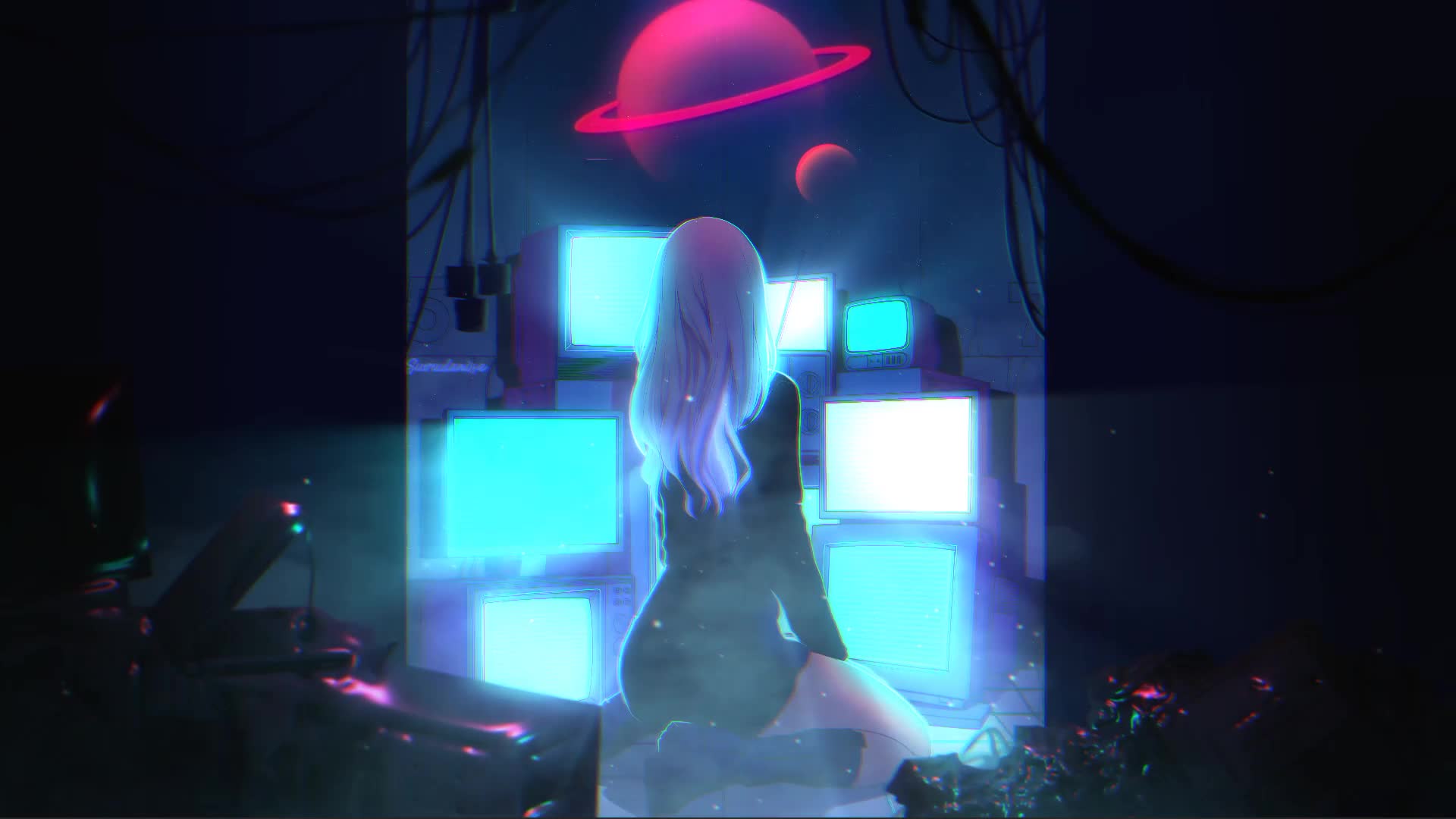 Saturn Art By Surudenise Live Wallpaper