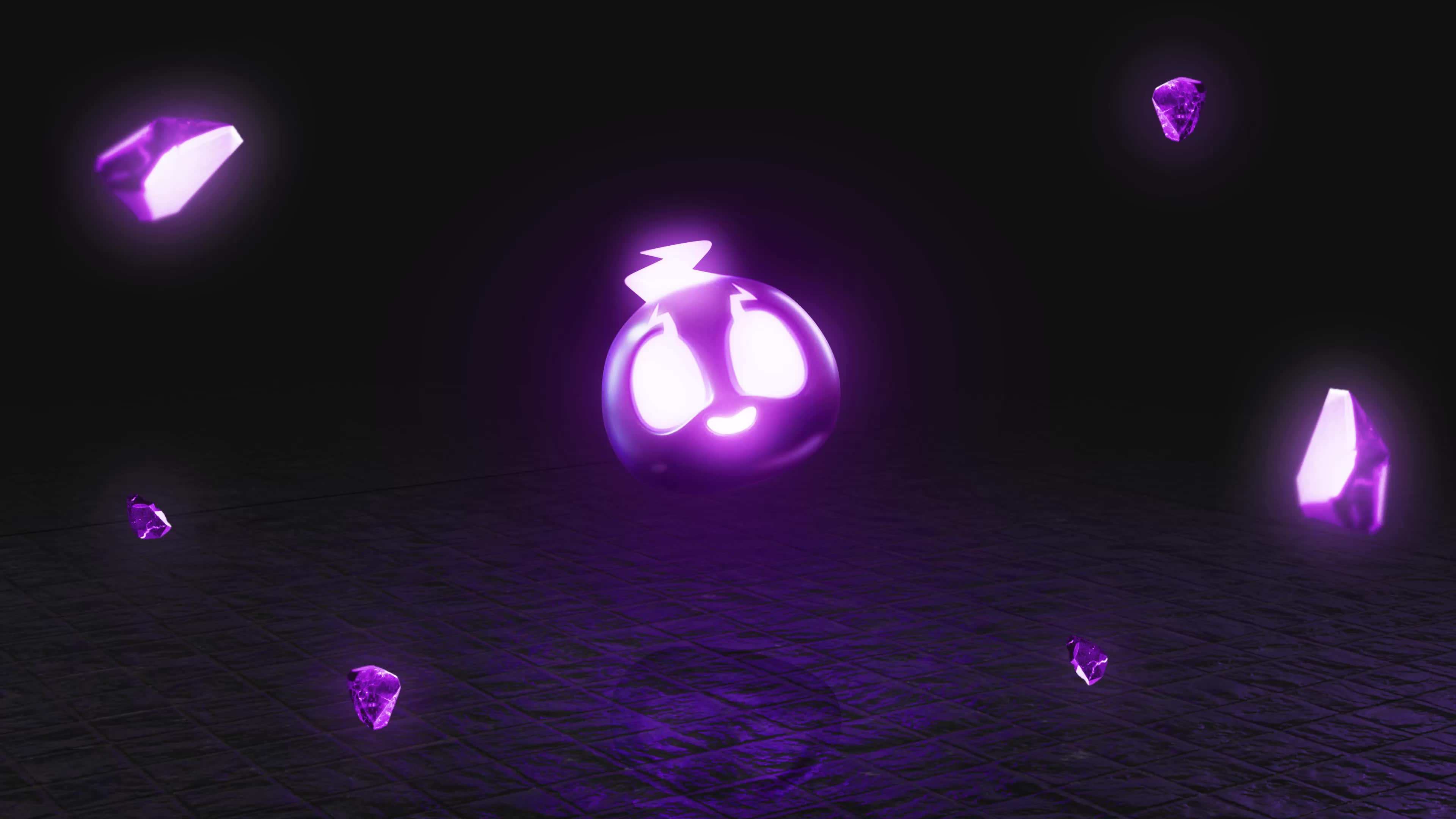Ghost in Dark Abstract 4K Live Wallpaper