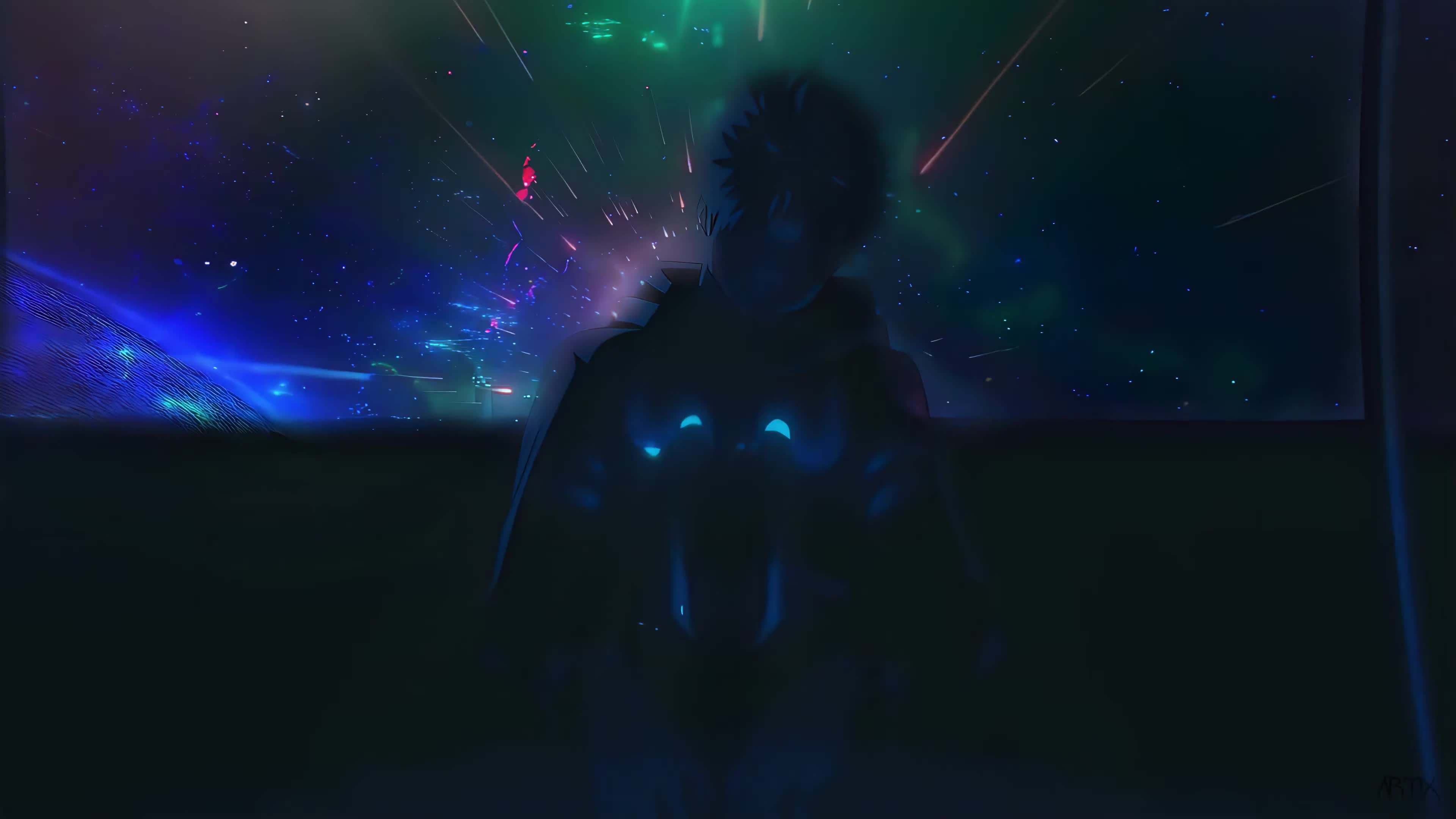 JJK Glow Anime 4K Live Wallpaper