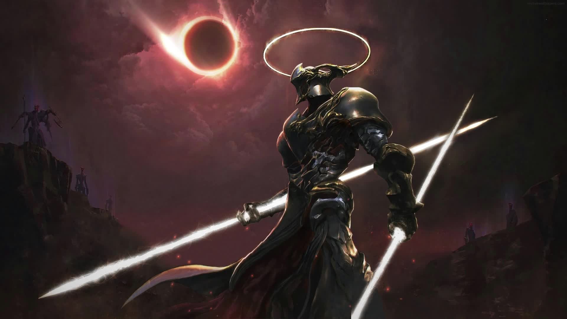 PC Animated Dark Warrior Live Wallpaper