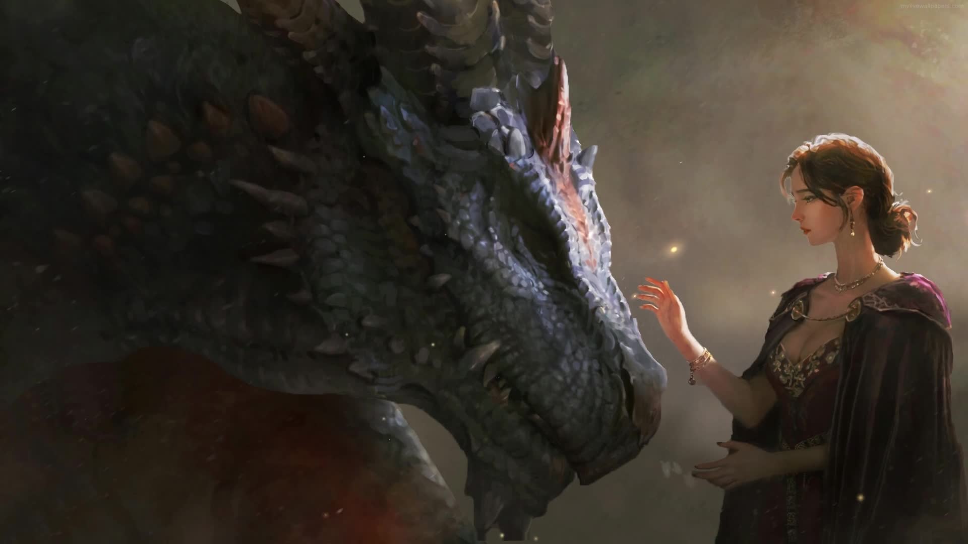 PC Animated Dragon Mistress Live Wallpaper