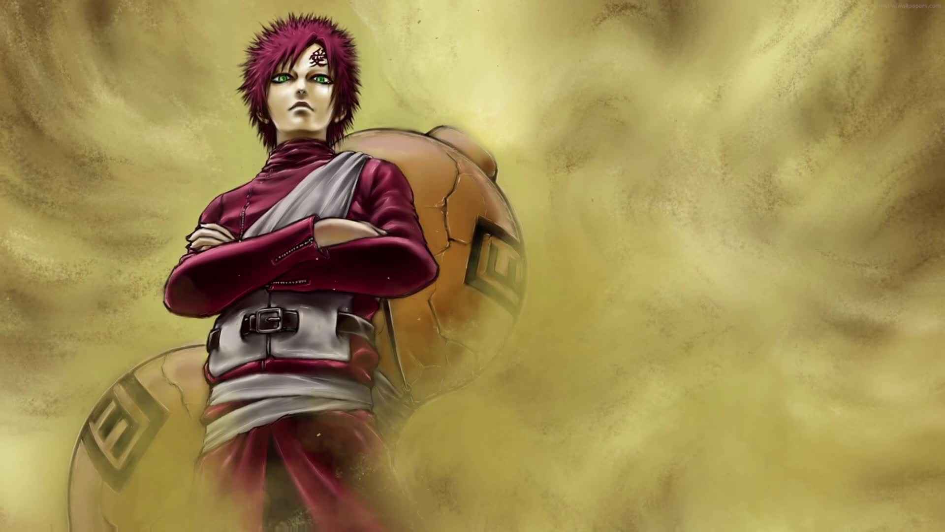 PC Animated Gaara Naruto Anime Live Wallpaper