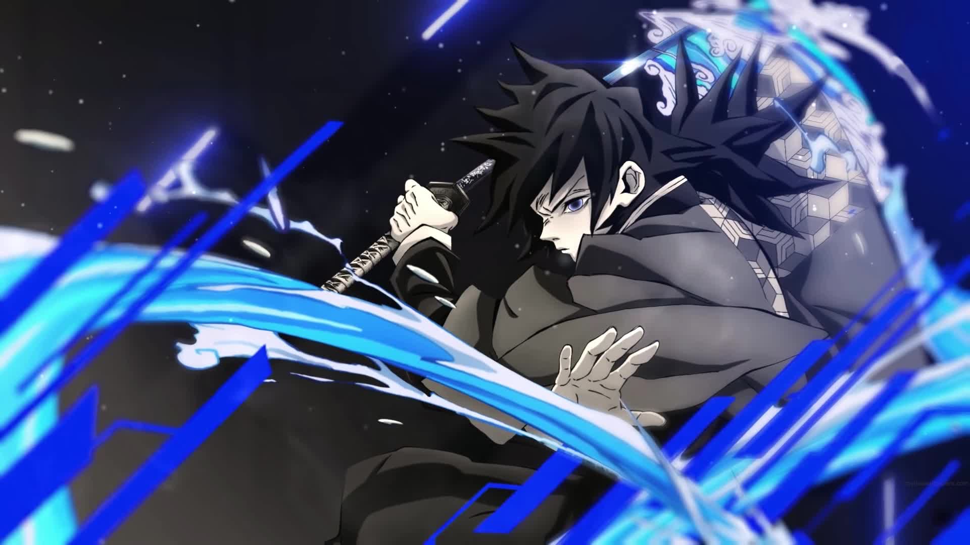 PC Animated Giyu Demon Slayer Anime Live Wallpaper