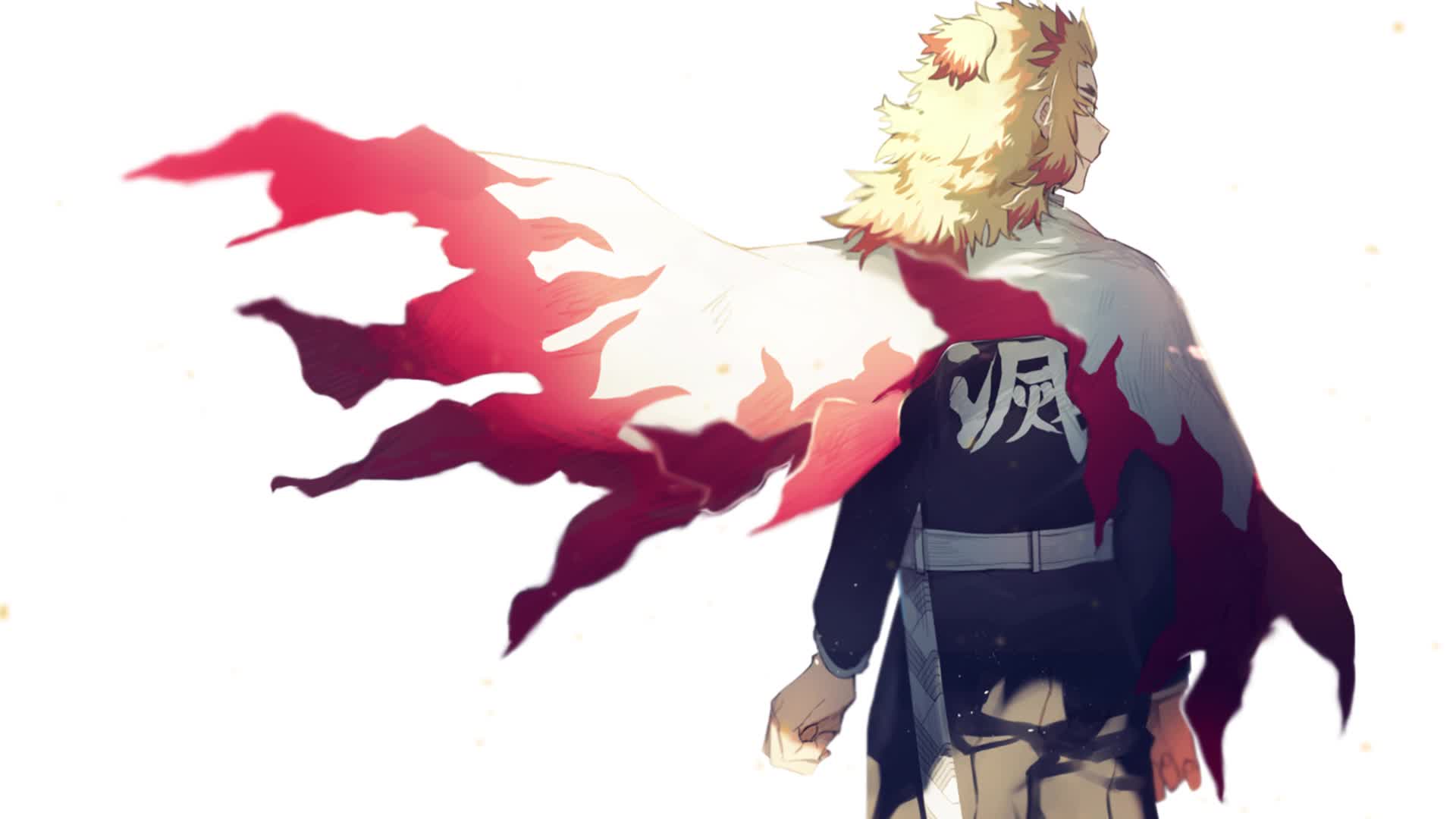 PC Animated Kyojuro Rengoku Kimetsu No Yaiba Live Wallpaper