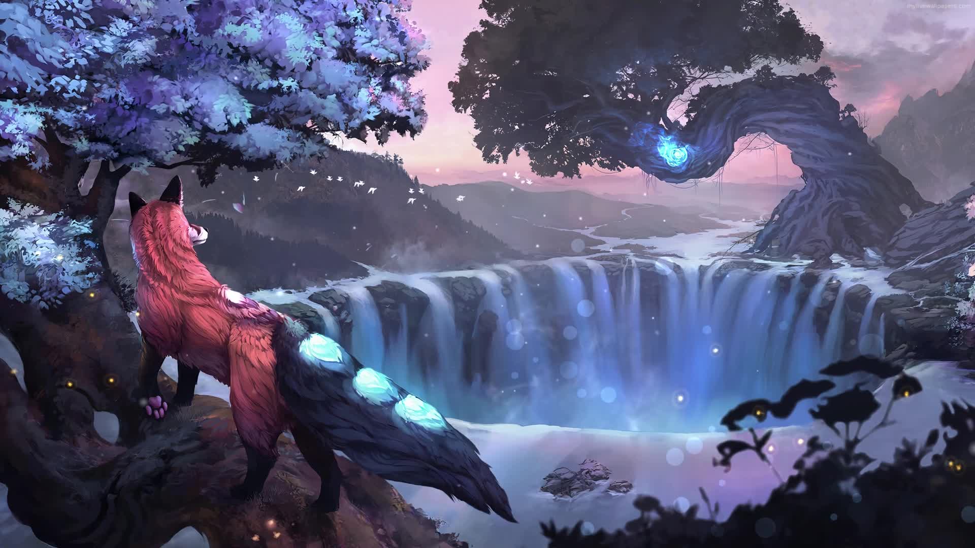 PC Animated Magical Fox Live Wallpaper