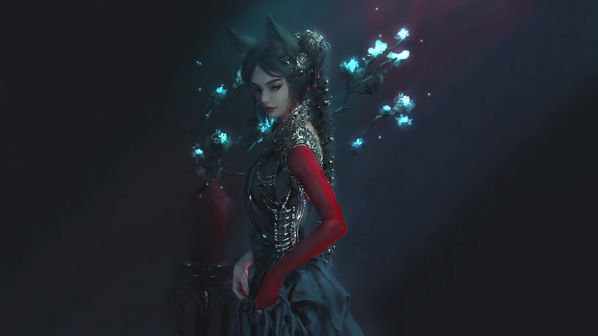 PC Animated Nekomimi Princess Live Wallpaper