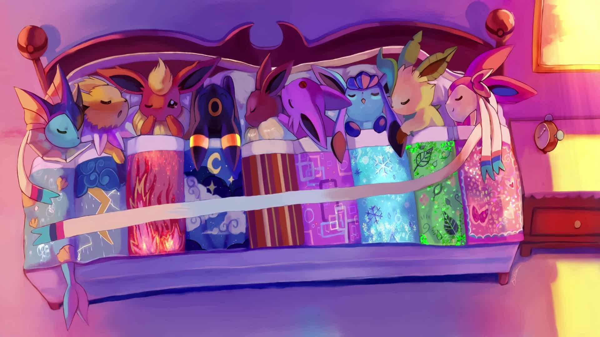 PC Animated Pokemon Go Eevee Evolution Live Wallpaper