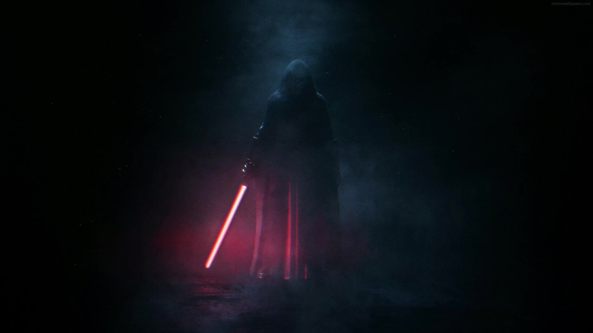PC Animated Red Lightsaber Live Wallpaper