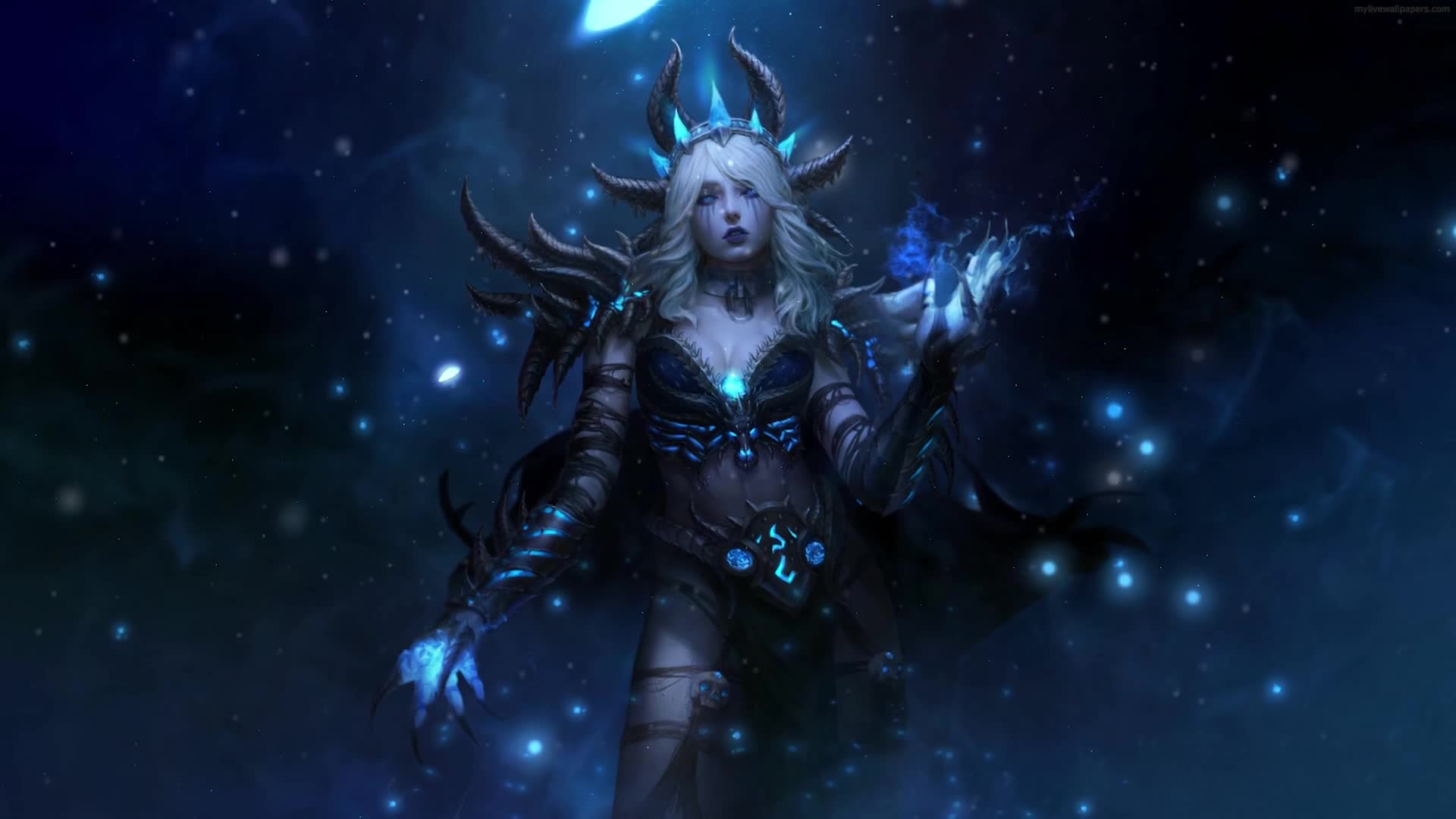 PC Animated Sindragosa WOW Live Wallpaper