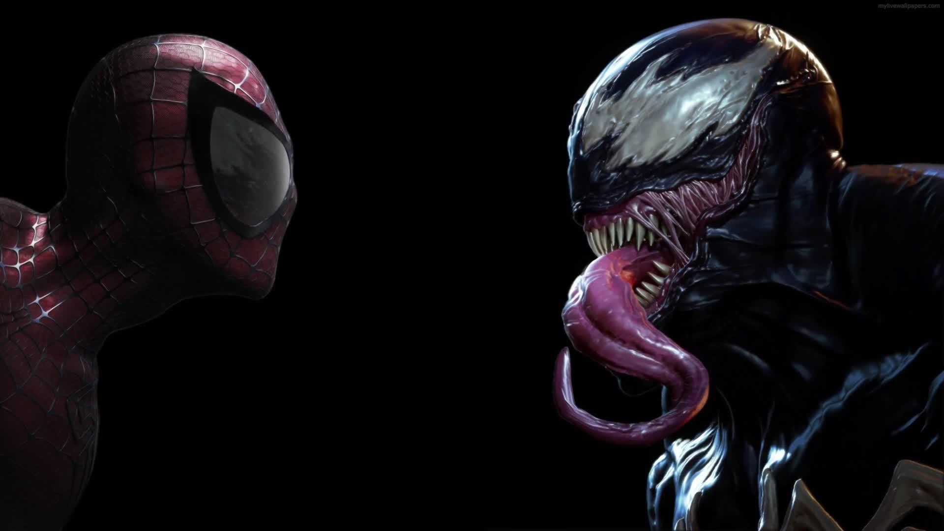 PC Animated Spiderman vs Venom Live Wallpaper