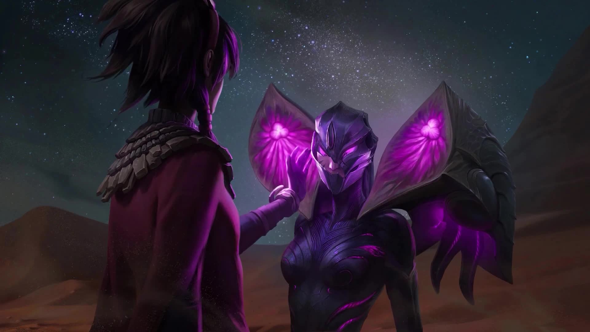 PC Animated Taliyah and KaiSa Live Wallpaper