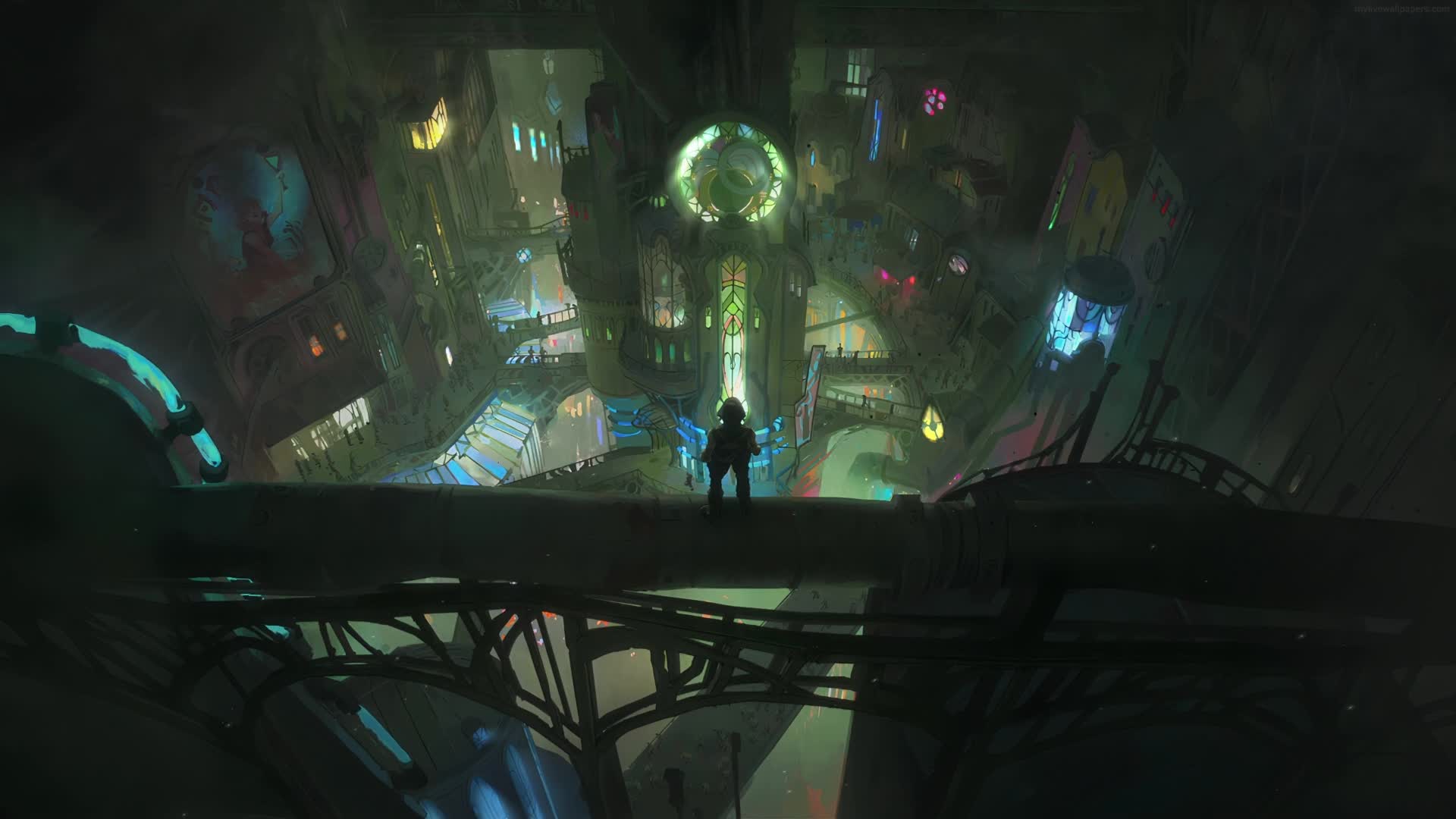 PC Animated The Undercity Arcane Live Wallpaper