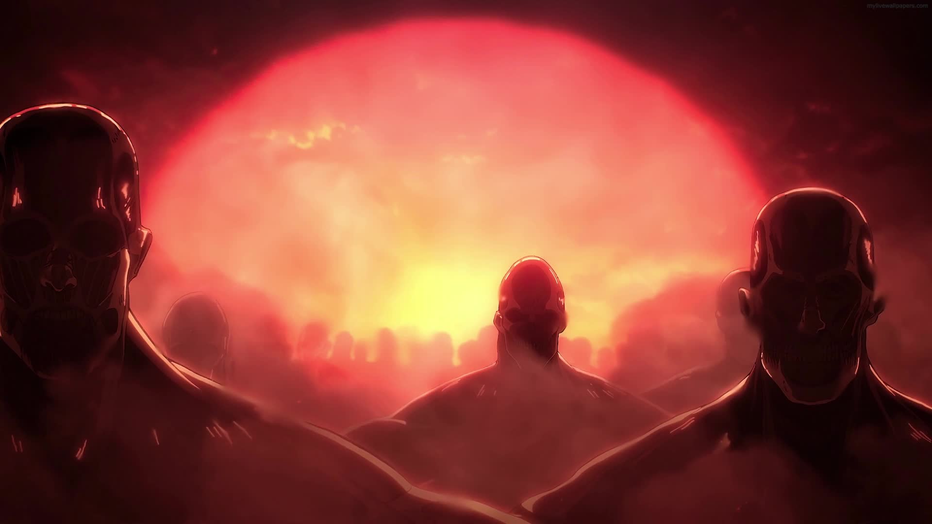 PC Animated Titans AOT Anime Live Wallpaper