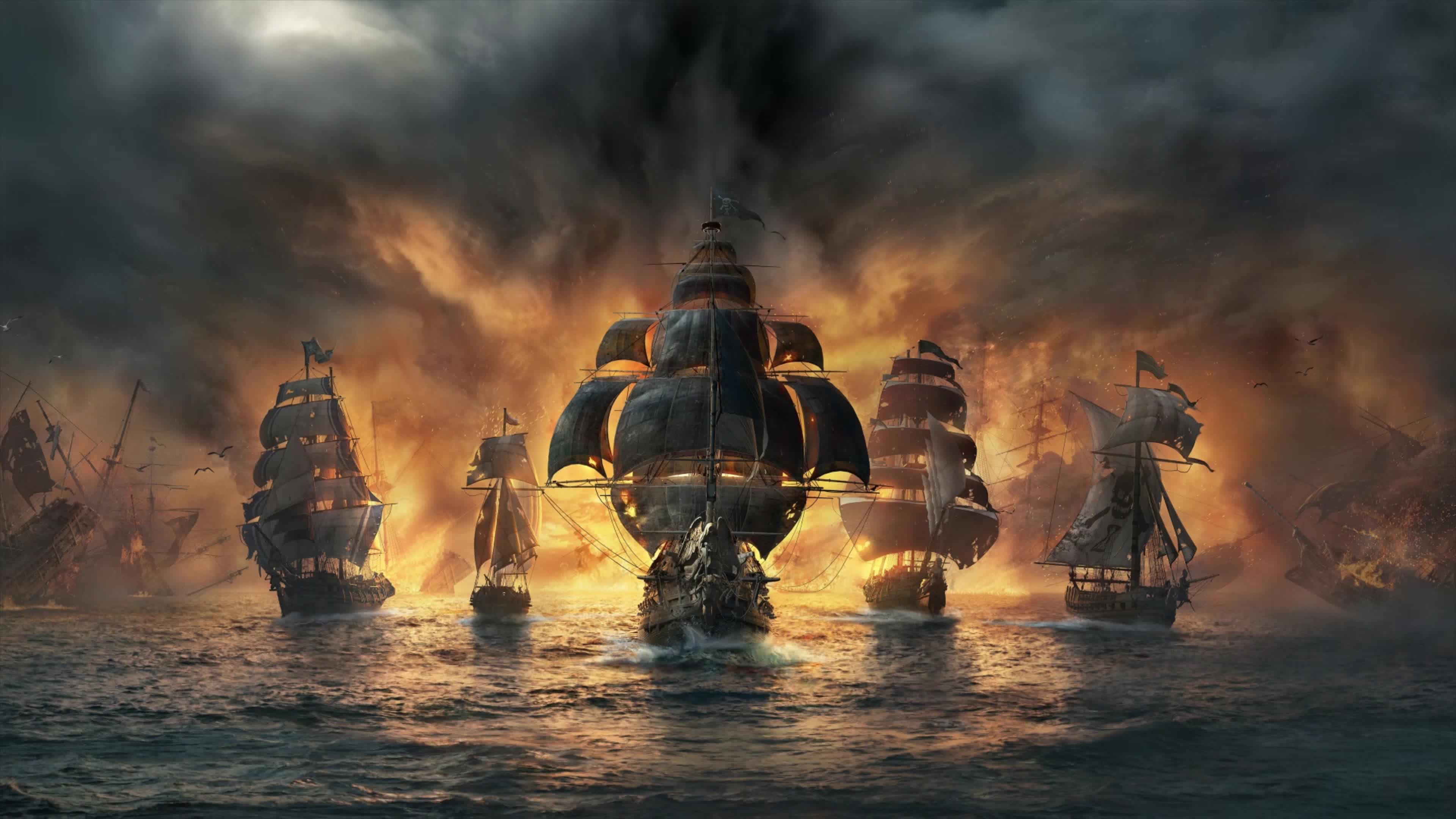 Skull And Bones 4K Live Wallpaper